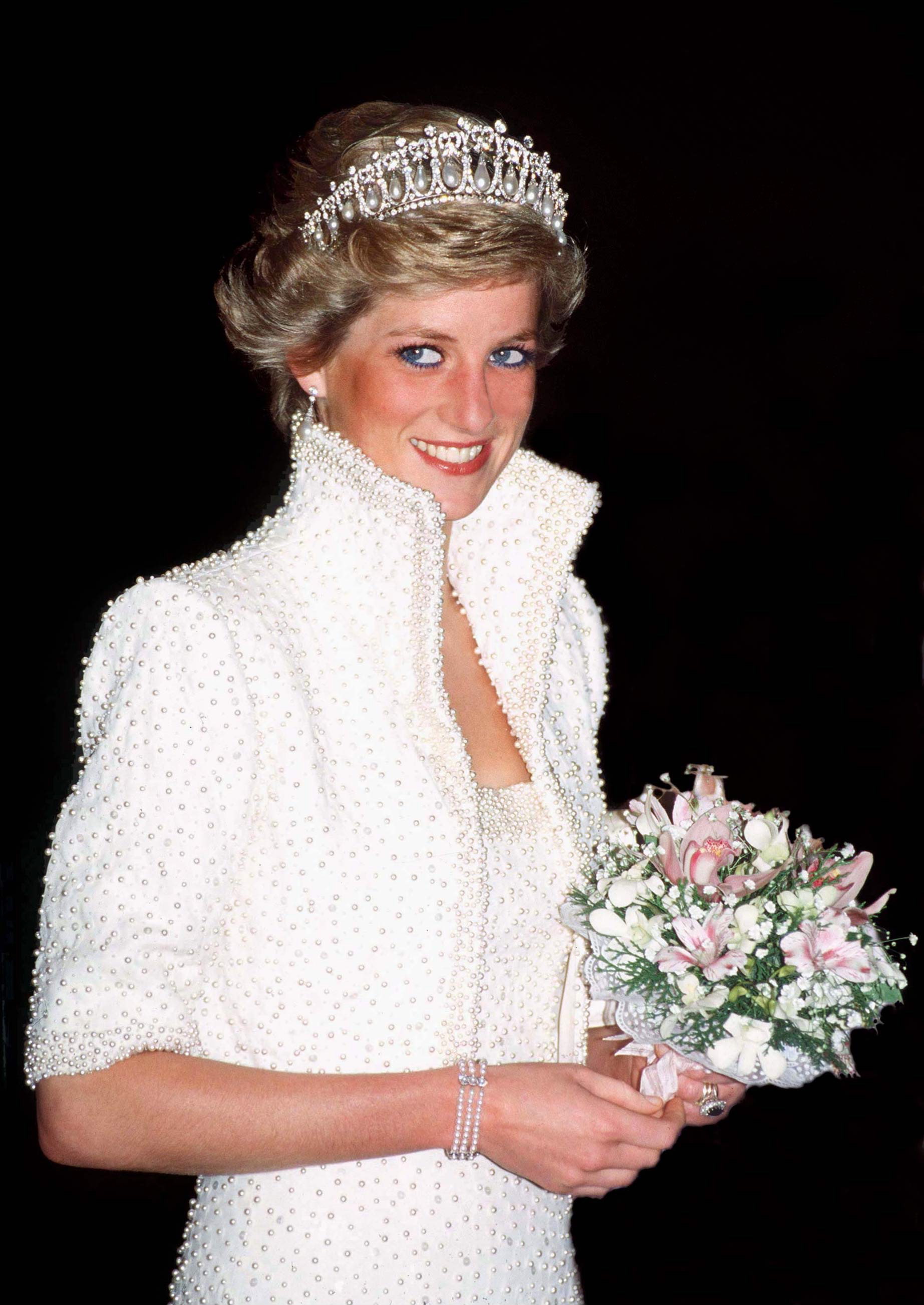The bracelet's designer Nigel Milne was surprised to see the jewellery been worn again decades after he created the piece in 1988. Photo / Getty 