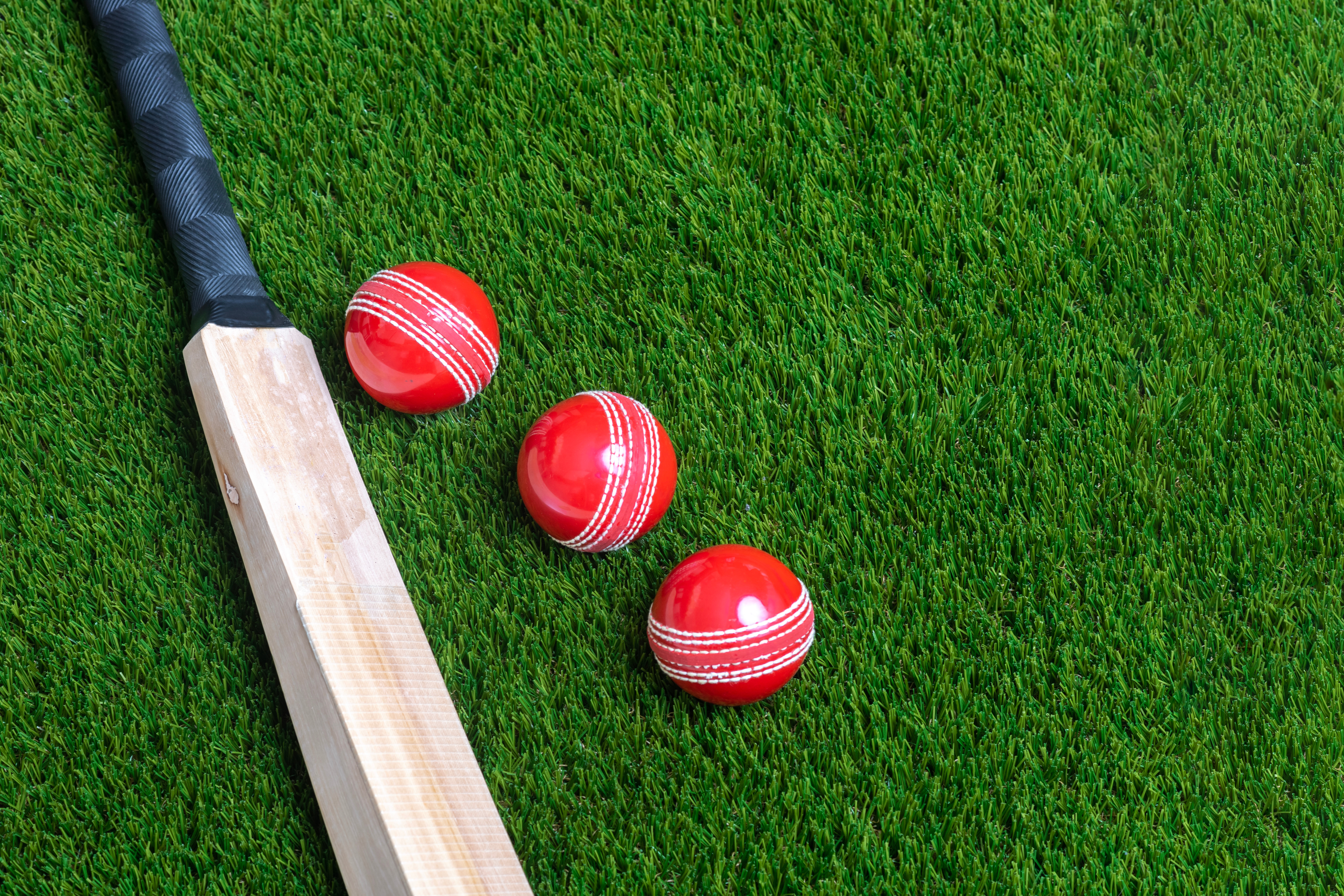 A generic photo of a cricket bat and balls, chosen to avoid favouring any of New Zealand’s grounds and thus prevent holiday-season controversy. Photo / 123rf
