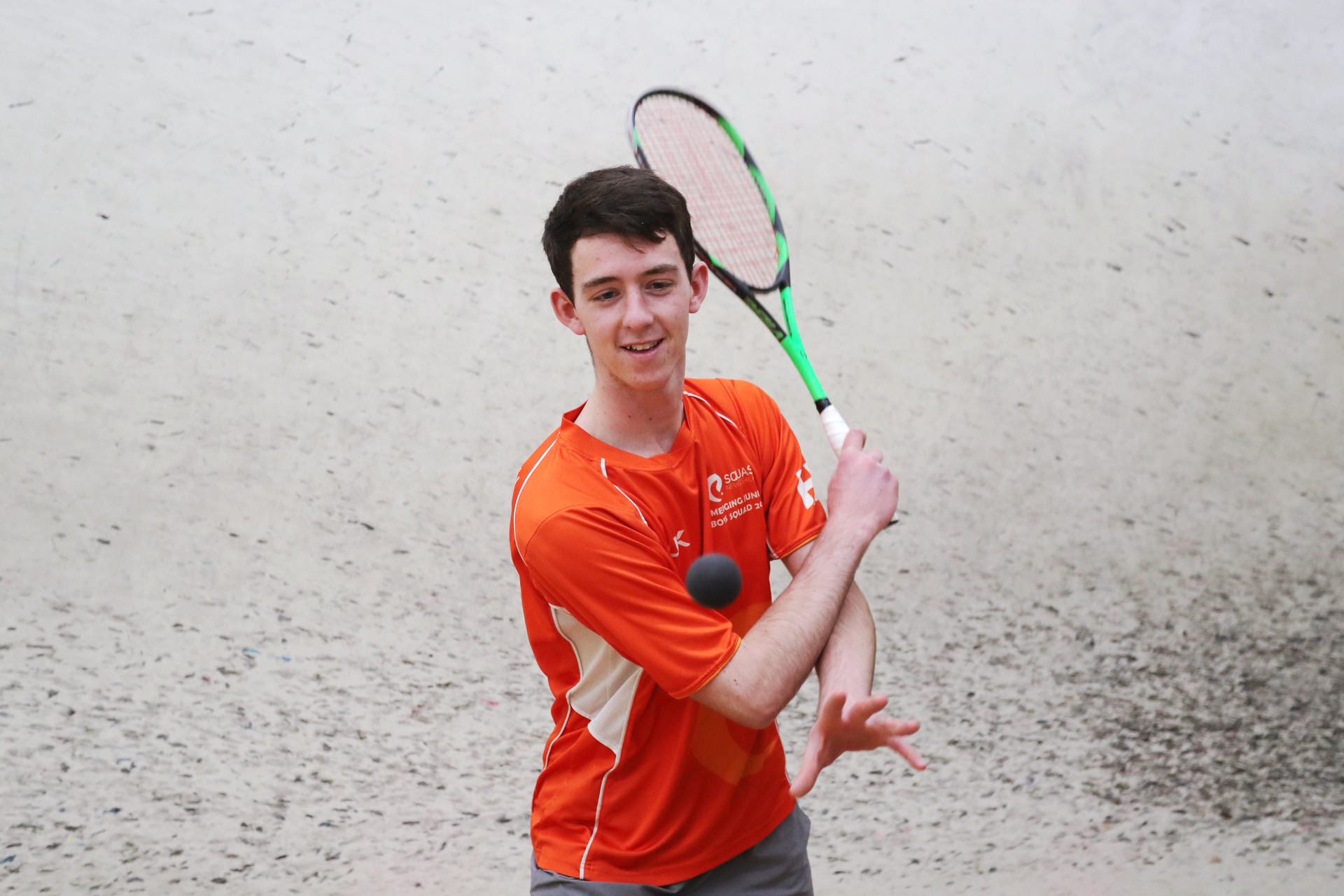 Northland squash sensation Riley-Jack Vette-Blomquist was one of three lucky local athletes to receive one of the coveted scholarships. Photo / File