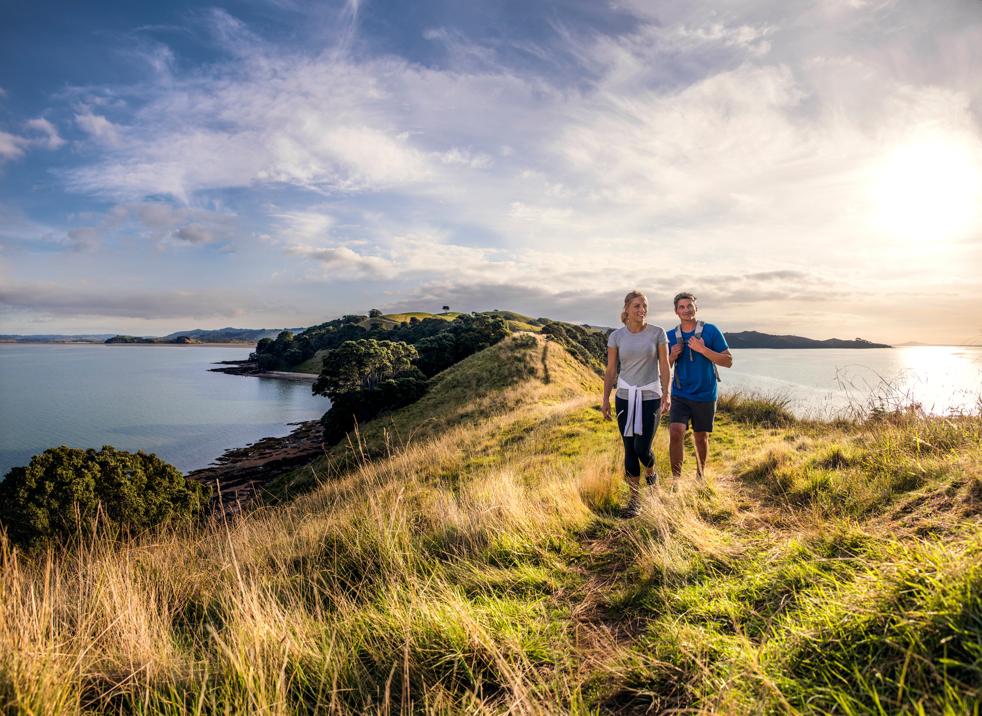 Walkers at Duder Regional Park on Auckland's Whakakaiwhara Peninsula. Photo / Todd Eyre