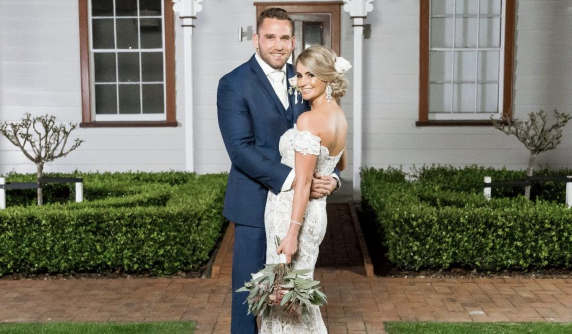 Haydn and Bel from the first season of Married At First Sight NZ.