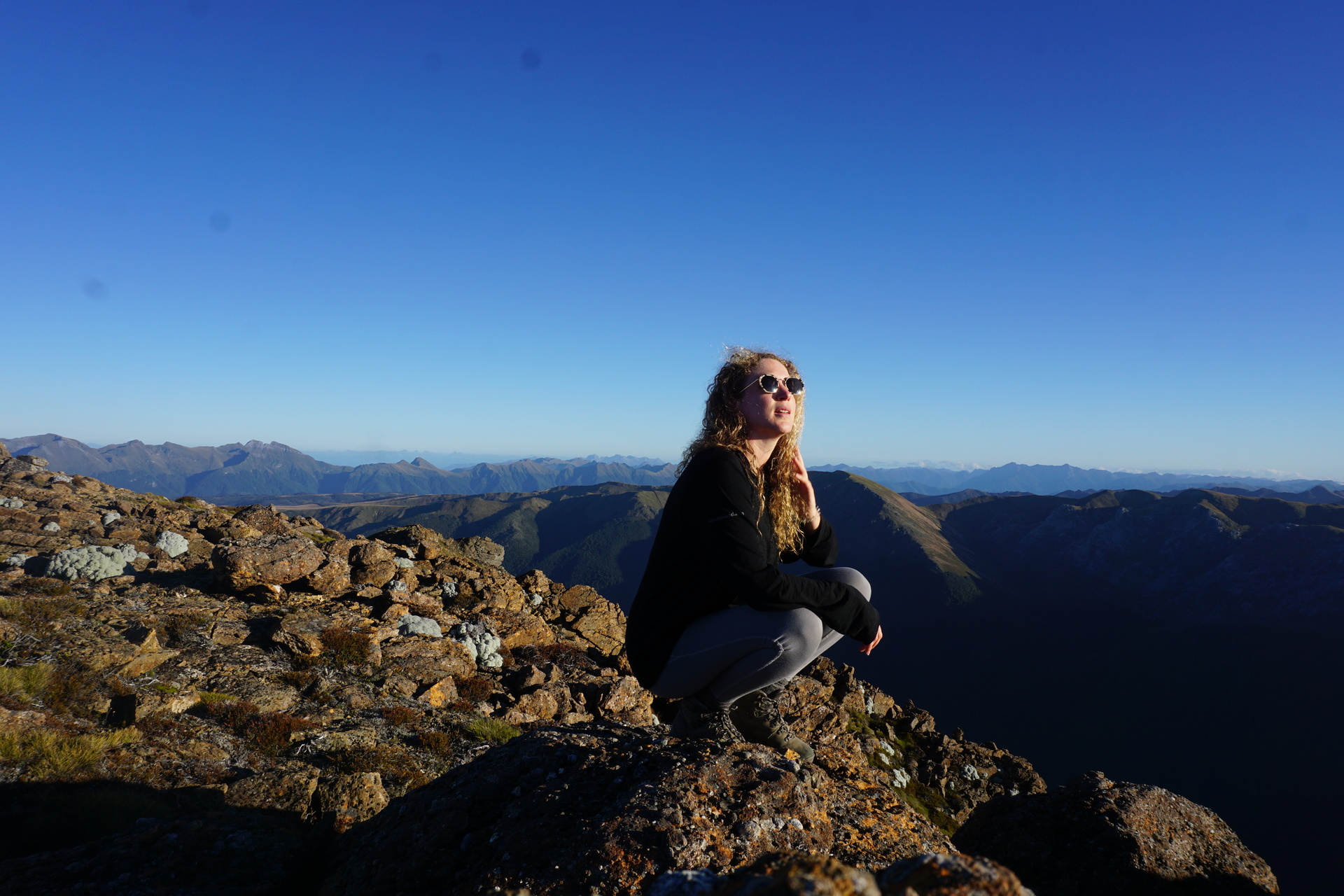 Petrina Darrah worked remotely from a van while travelling around New Zealand. Photo / Supplied