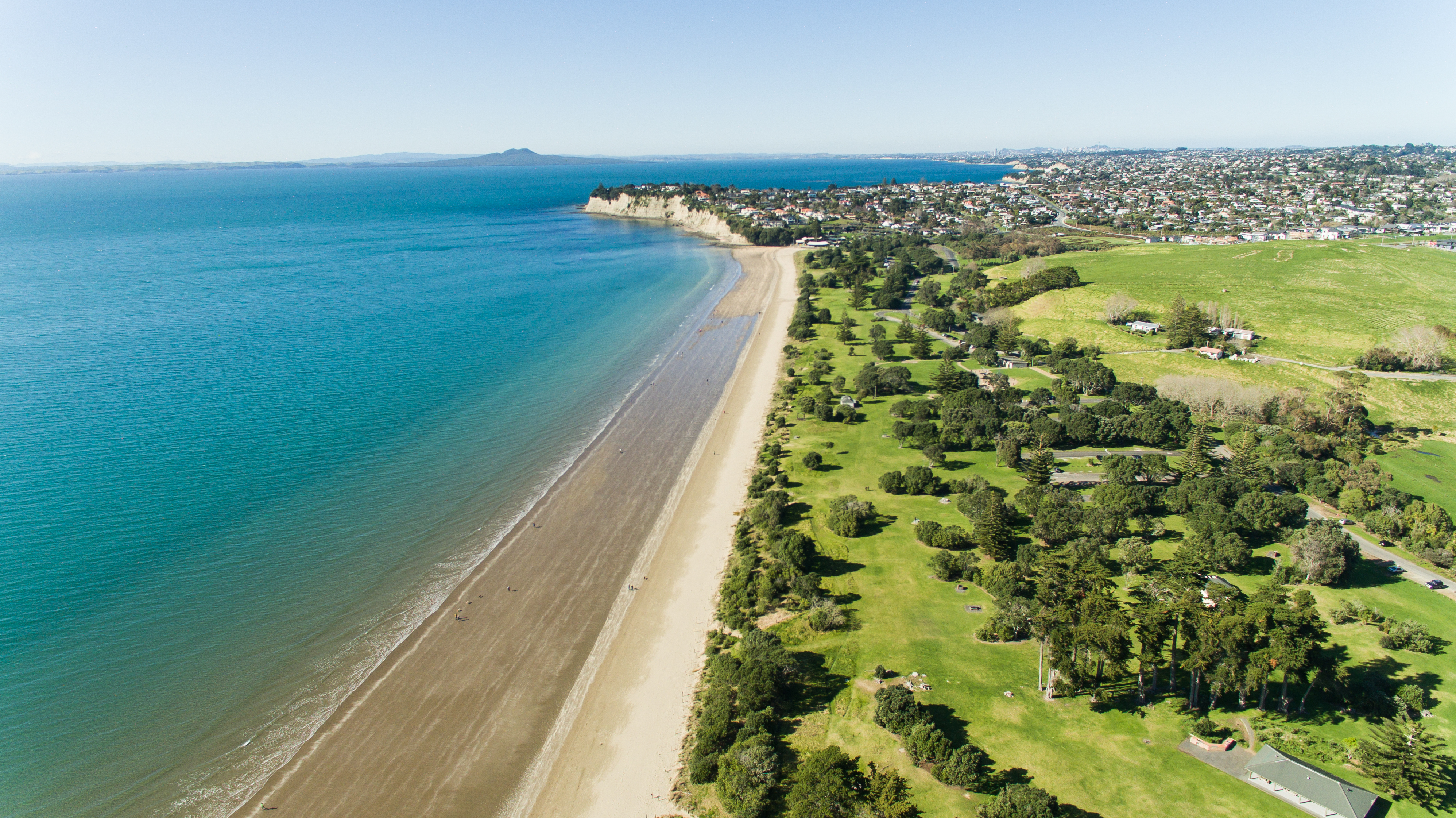 Long Bay in Auckland is just 30 minutes by car from Auckland's CBD. Photo / Getty Images