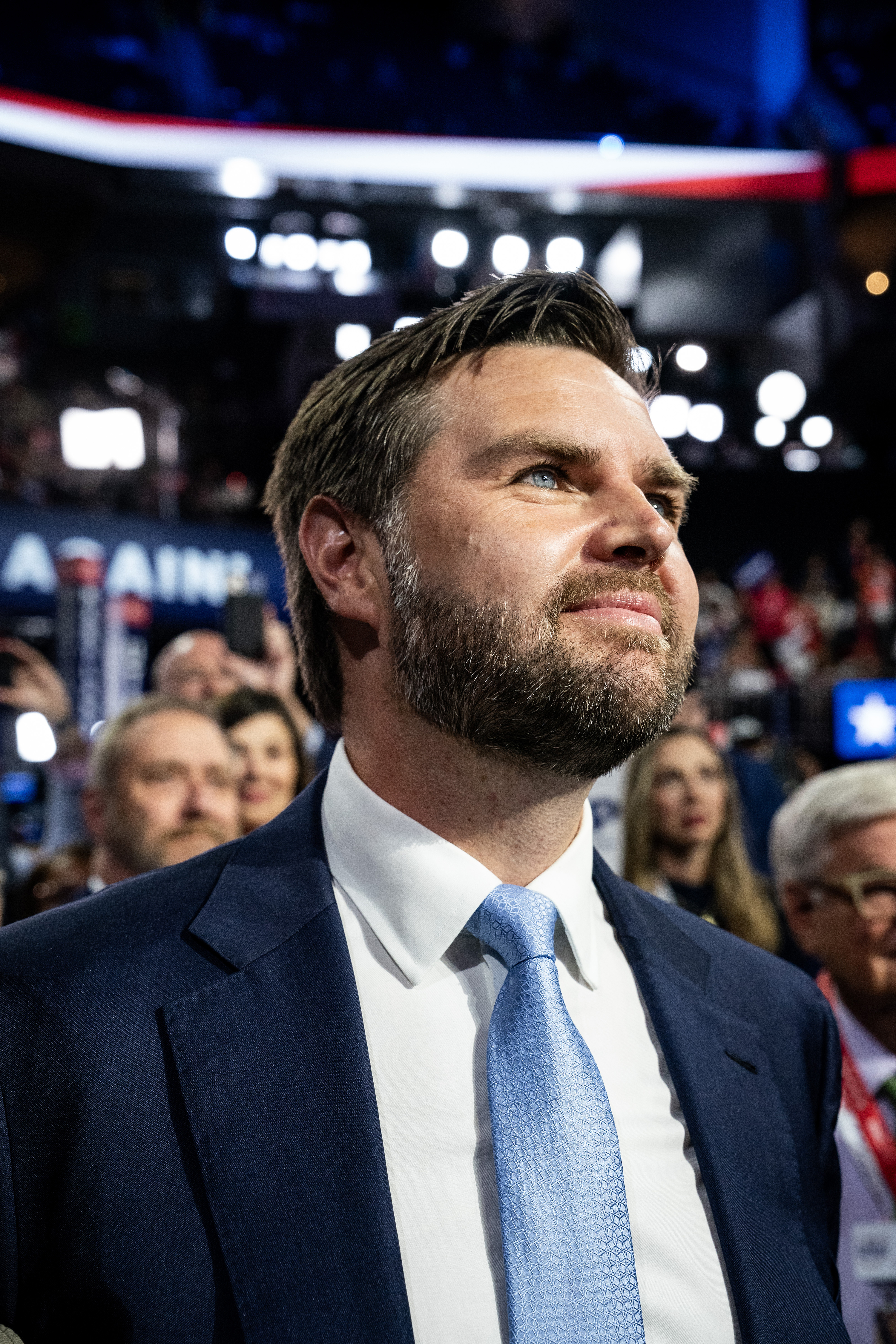 J.D. Vance was among a wide field of candidates Donald Trump courted as potential running mates. Photo / Haiyun Jiang, The New York Times