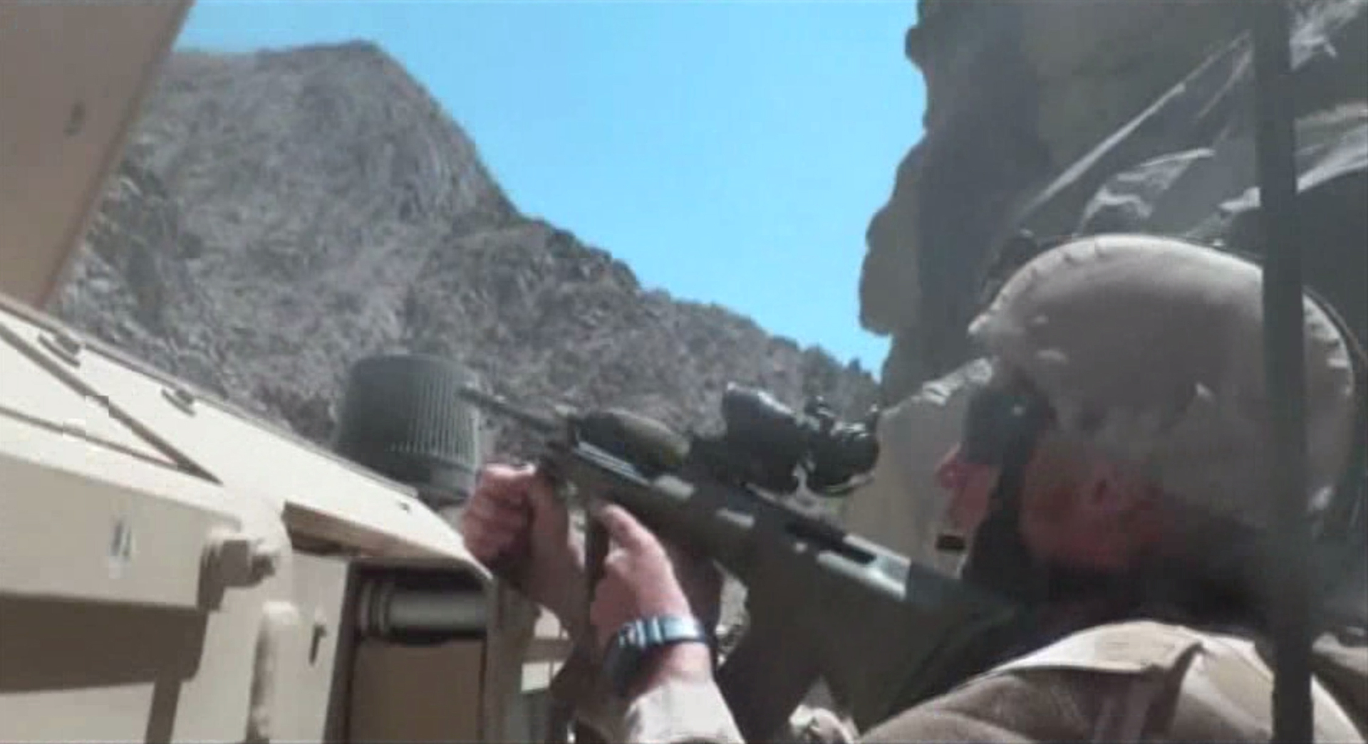 A still from NZDF video of a firefight in Afghanistan. Photo / Supplied