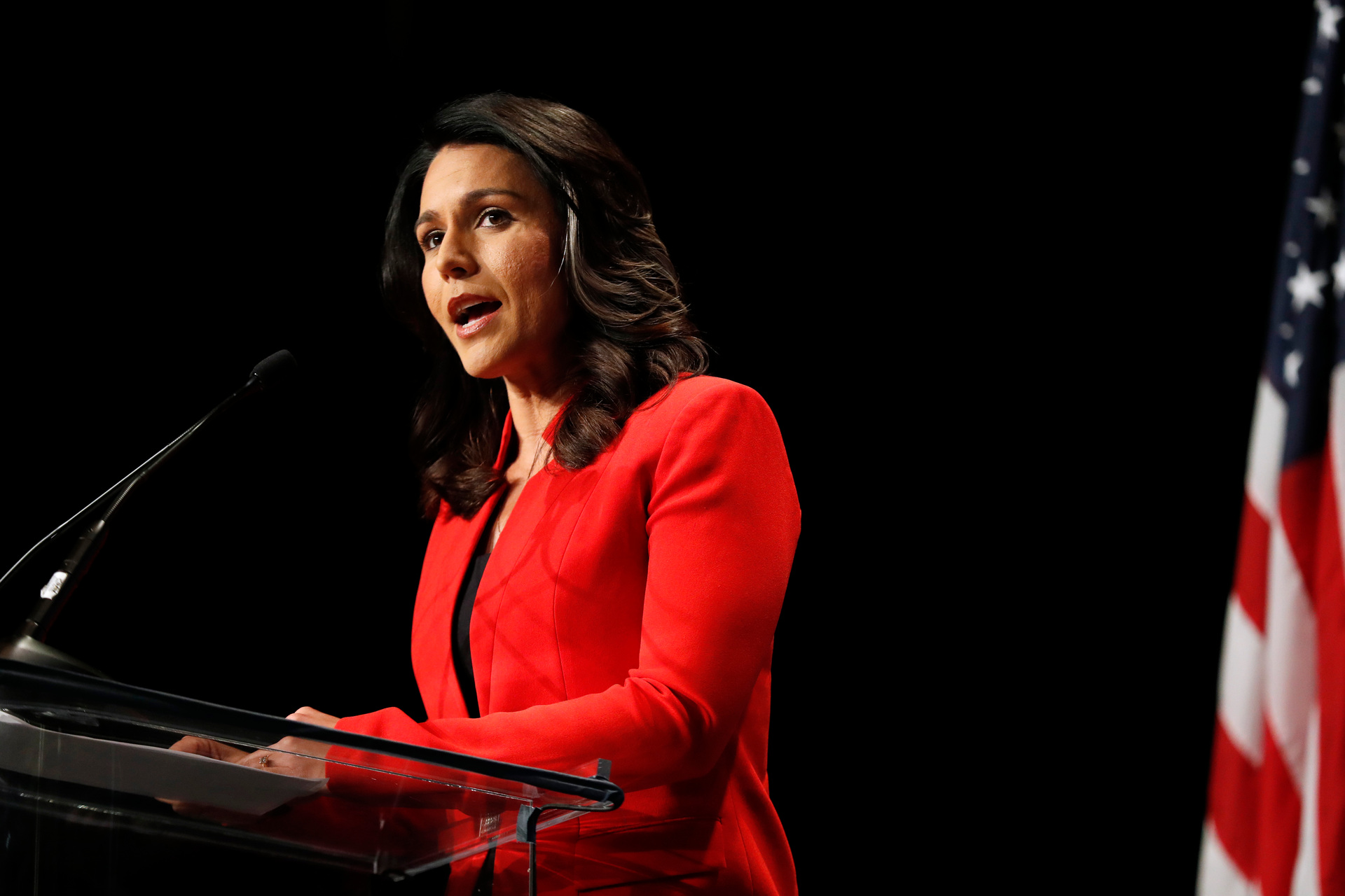 American politician and former Congresswoman Tulsi Gabbard. Photo / AP
