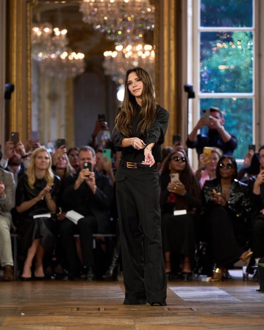Victoria Beckham presented her spring/summer 2024 collection at Paris Fashion Week. Photo / @Victoriabeckham