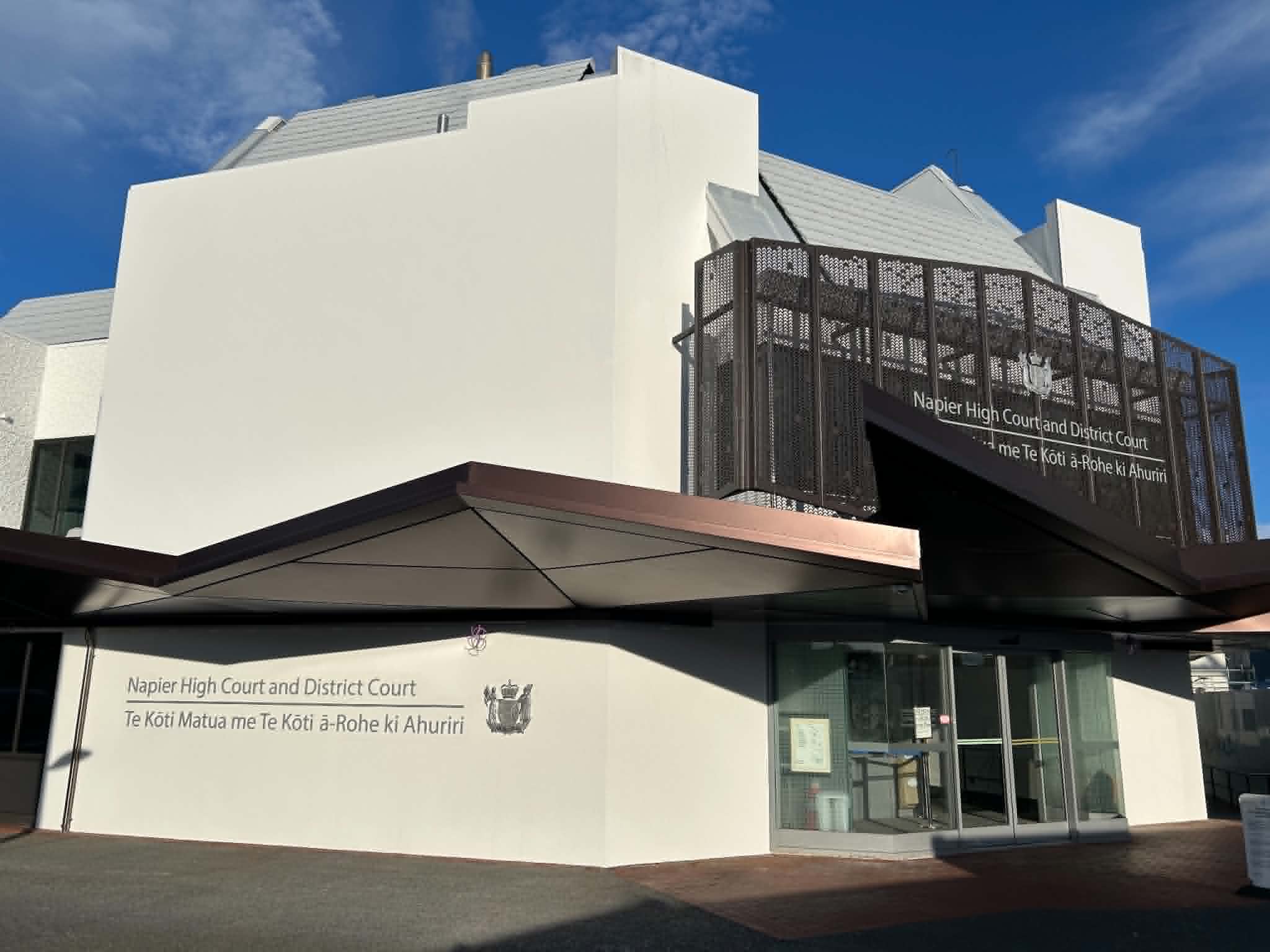 The man is on trial at the Napier District Court. Photo / Ric Stevens