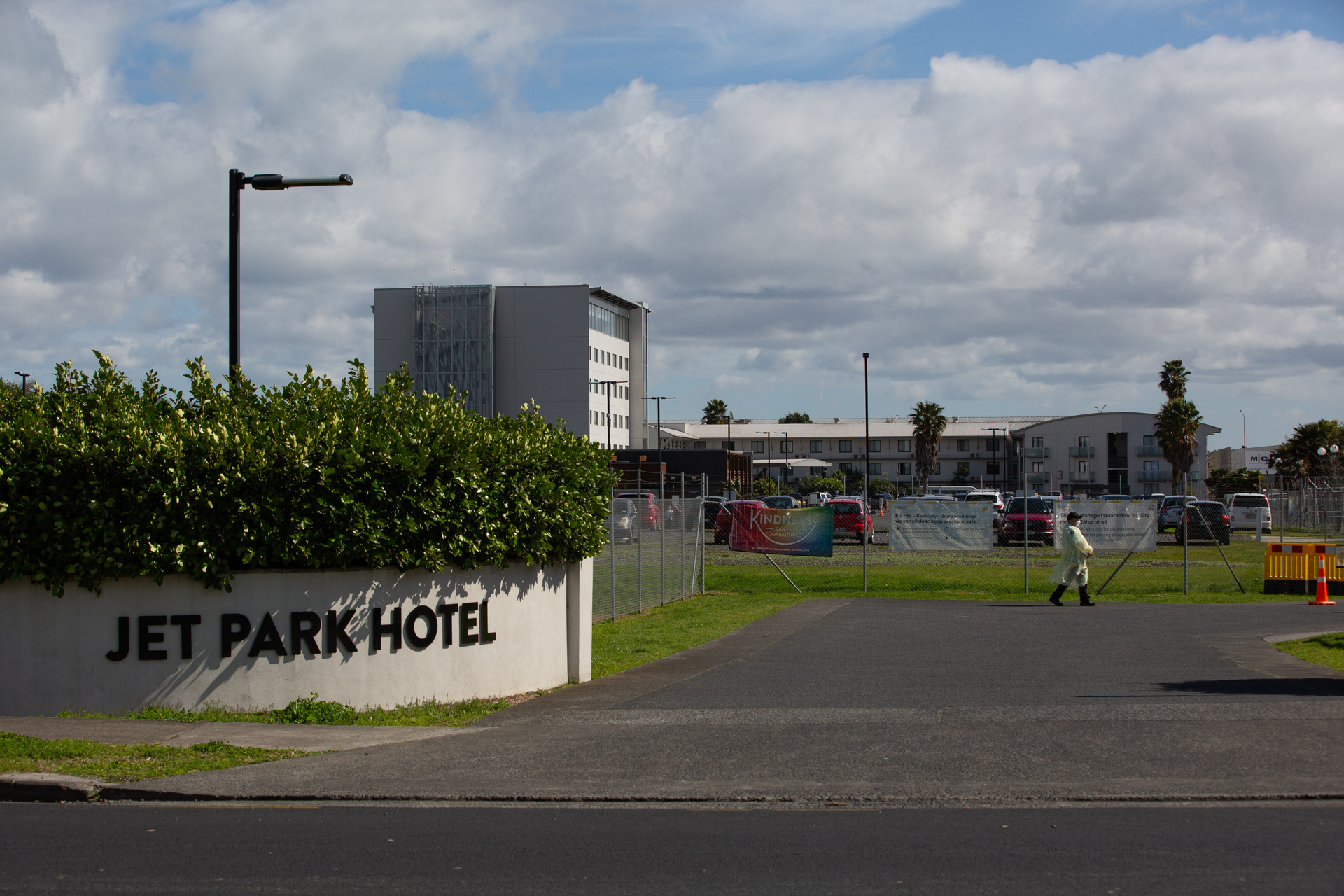 Jet Park Hotel quarantine facility in Māngere, Auckland. Photo / Sylvie Whinray