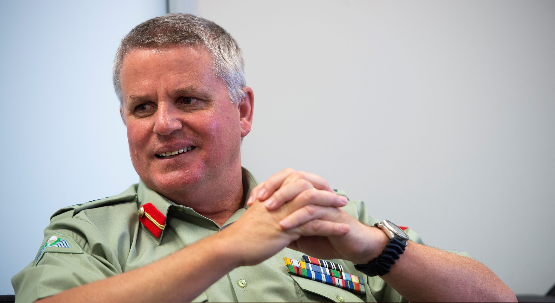 Chief of Army Major General John Boswell.