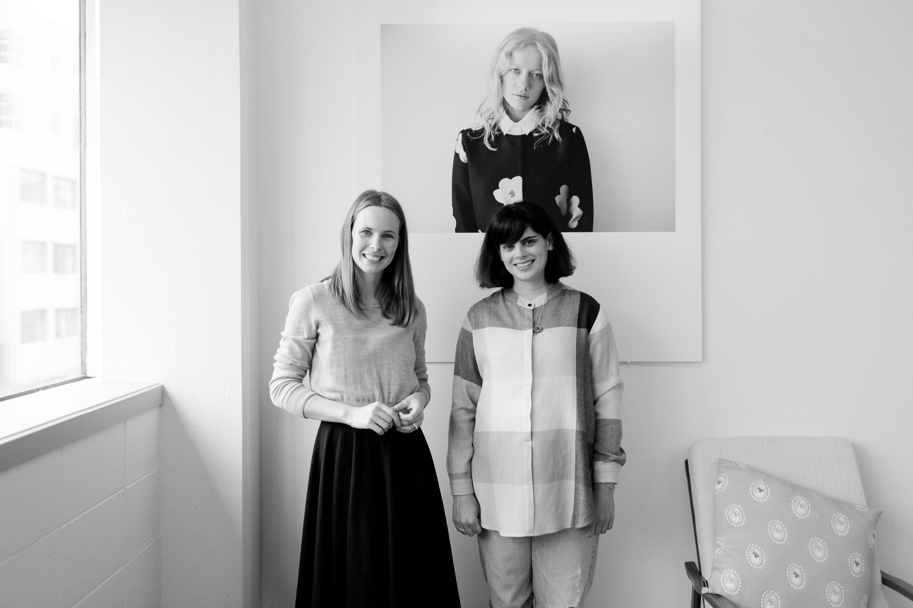 Twenty-seven Names designers Rachel Easting and Anjali Stewart.