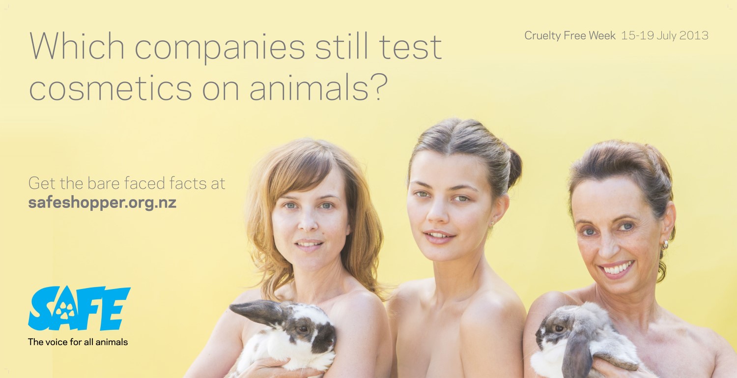 The Safe billboard campaign featuring Angela Bloomfield, Ruby Higgins and Suzanne Paul.