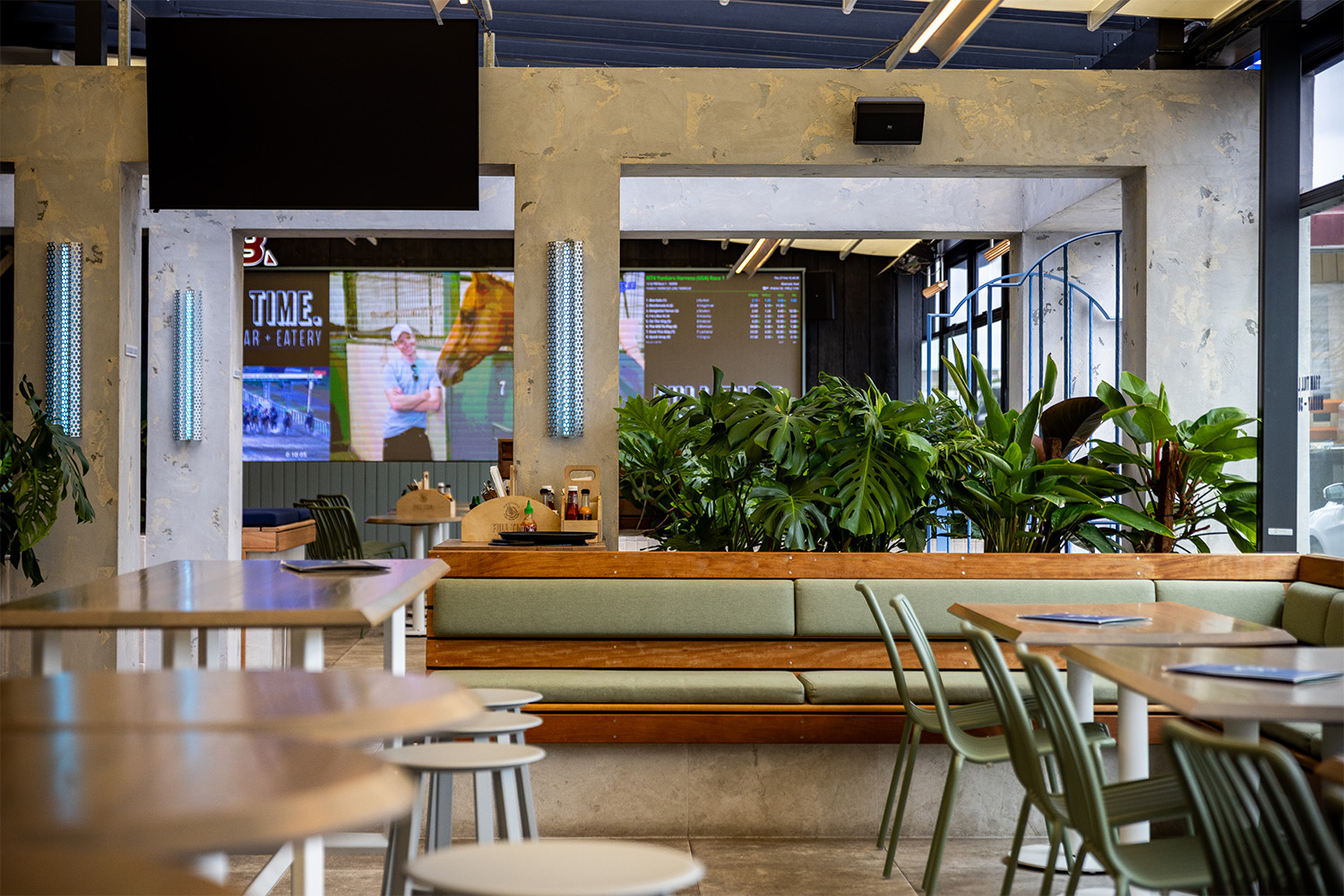The roomy bar also has more relaxed dining (and overlooks Eden Park). Photo / Babiche Martens