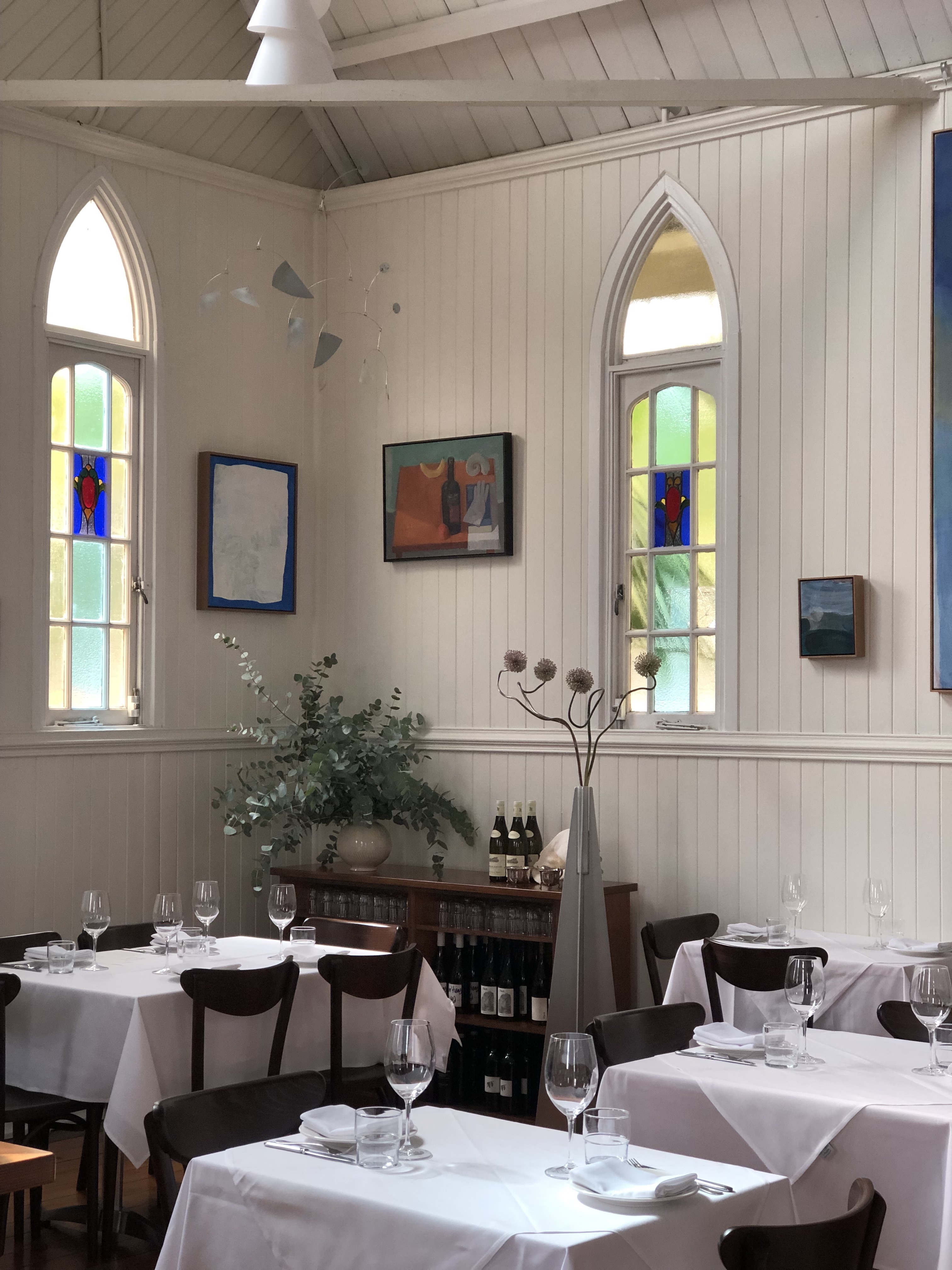August is housed in a heritage church in West End. Photos / Supplied