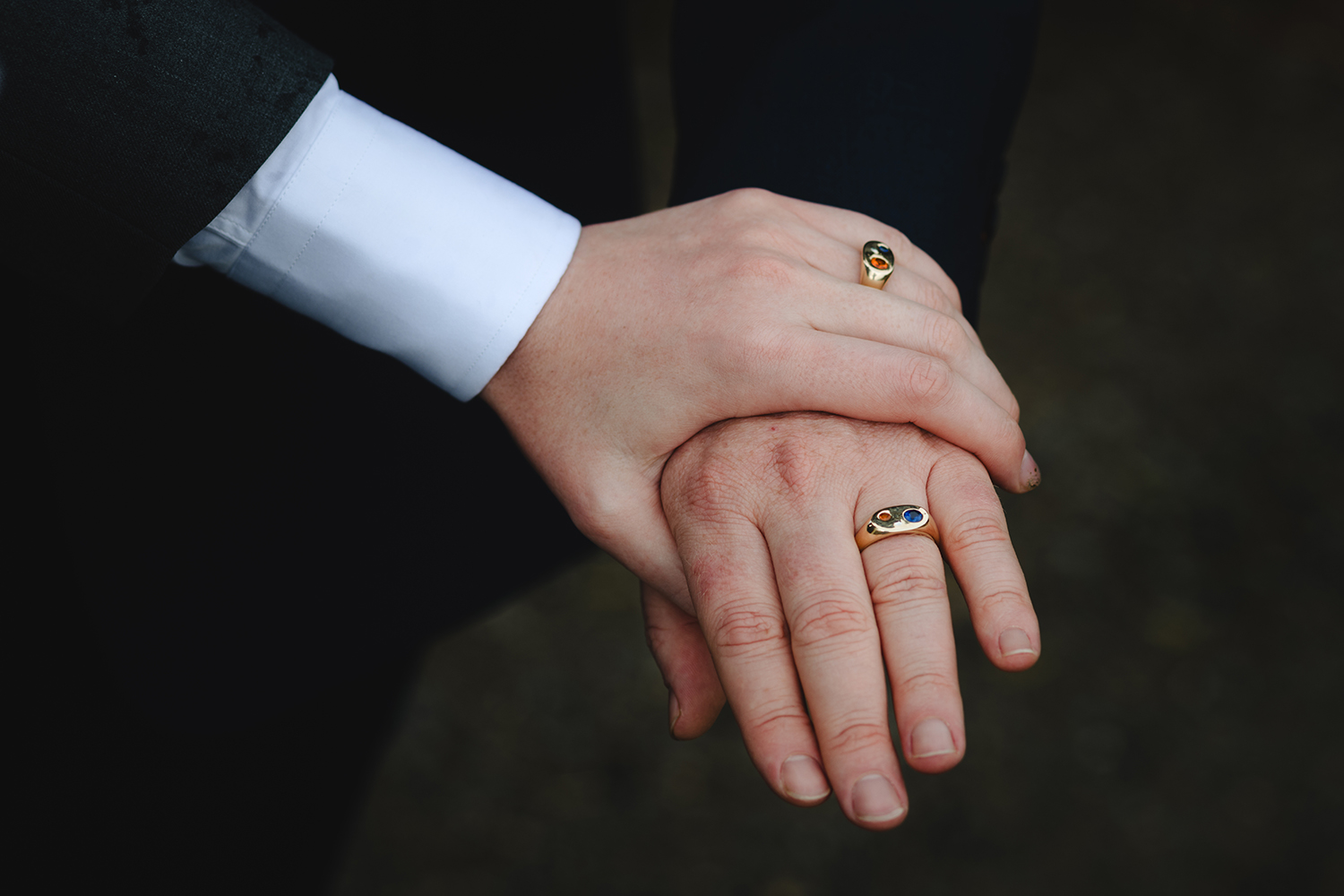 The rings were by Mars Jewellery, and they have a personal connection with their maker. Photo / Sara Tansy