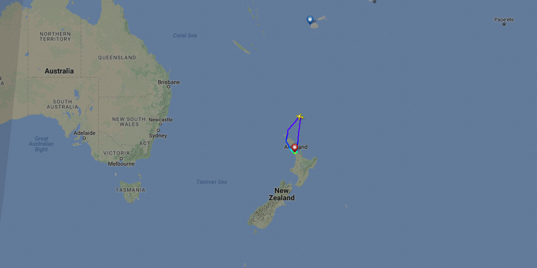 Air New Zealand flight from Auckland to Fiji forced to turn around