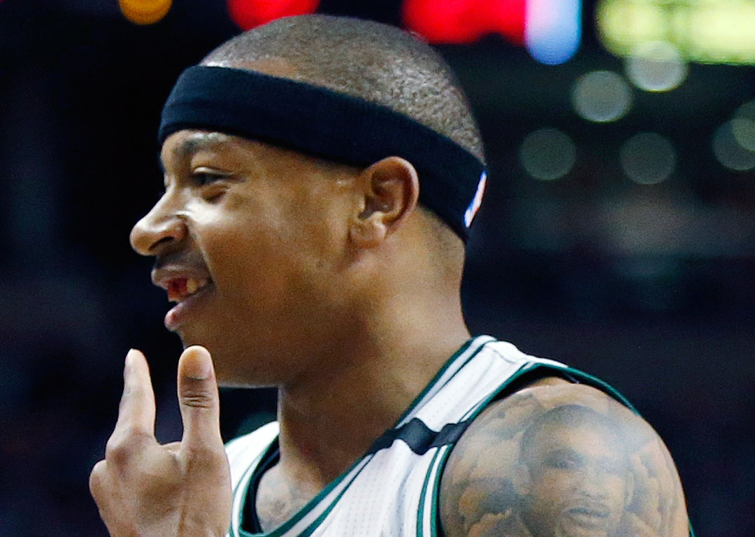 Isaiah Thomas loses tooth, leads Boston Celtics to NBA playoff win over  Washington Wizards - NZ Herald