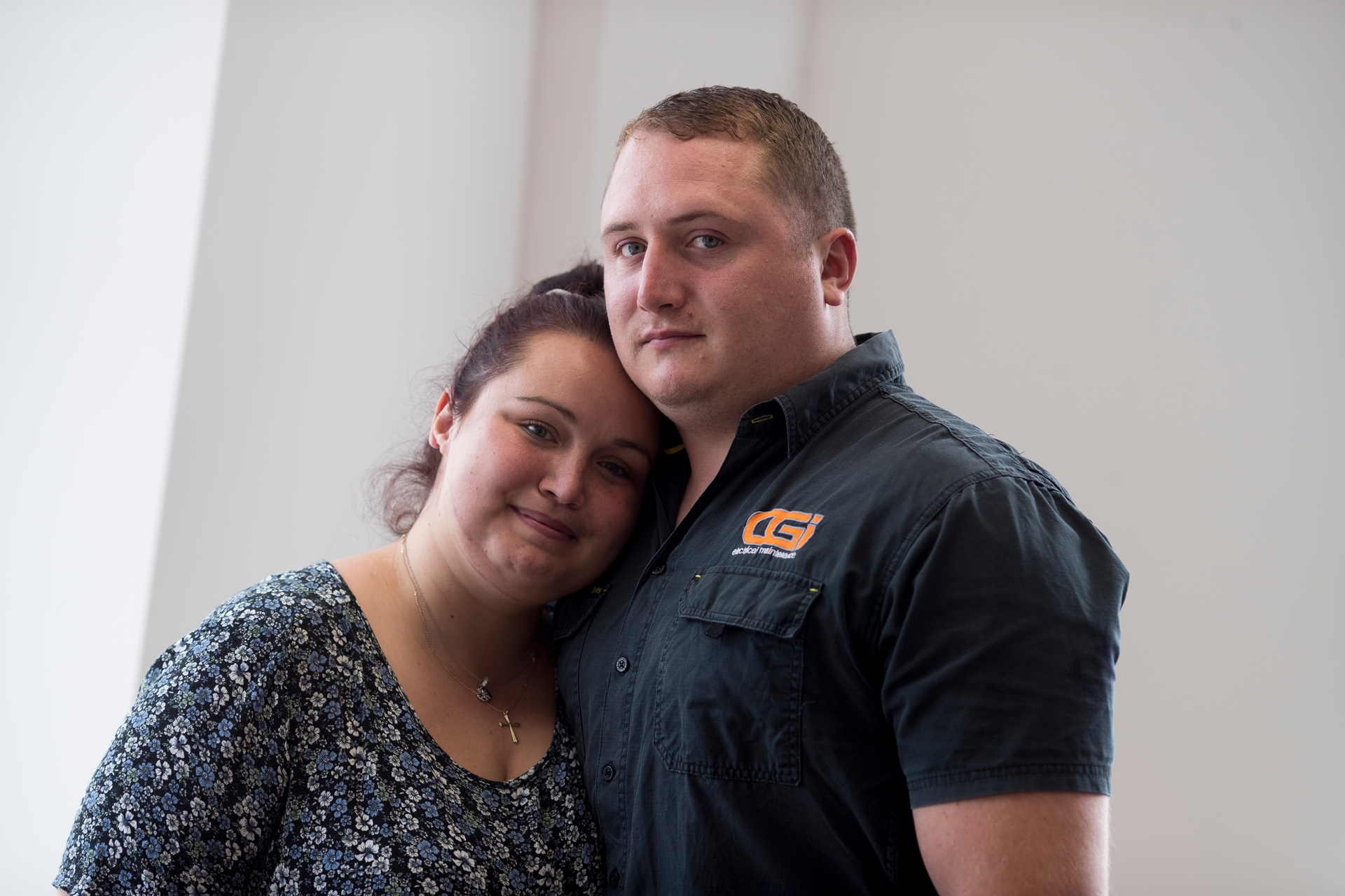 Ezmeralda Johns, pictured with her husband Storm Johns five months after the attack. Photo / Dean Purcell