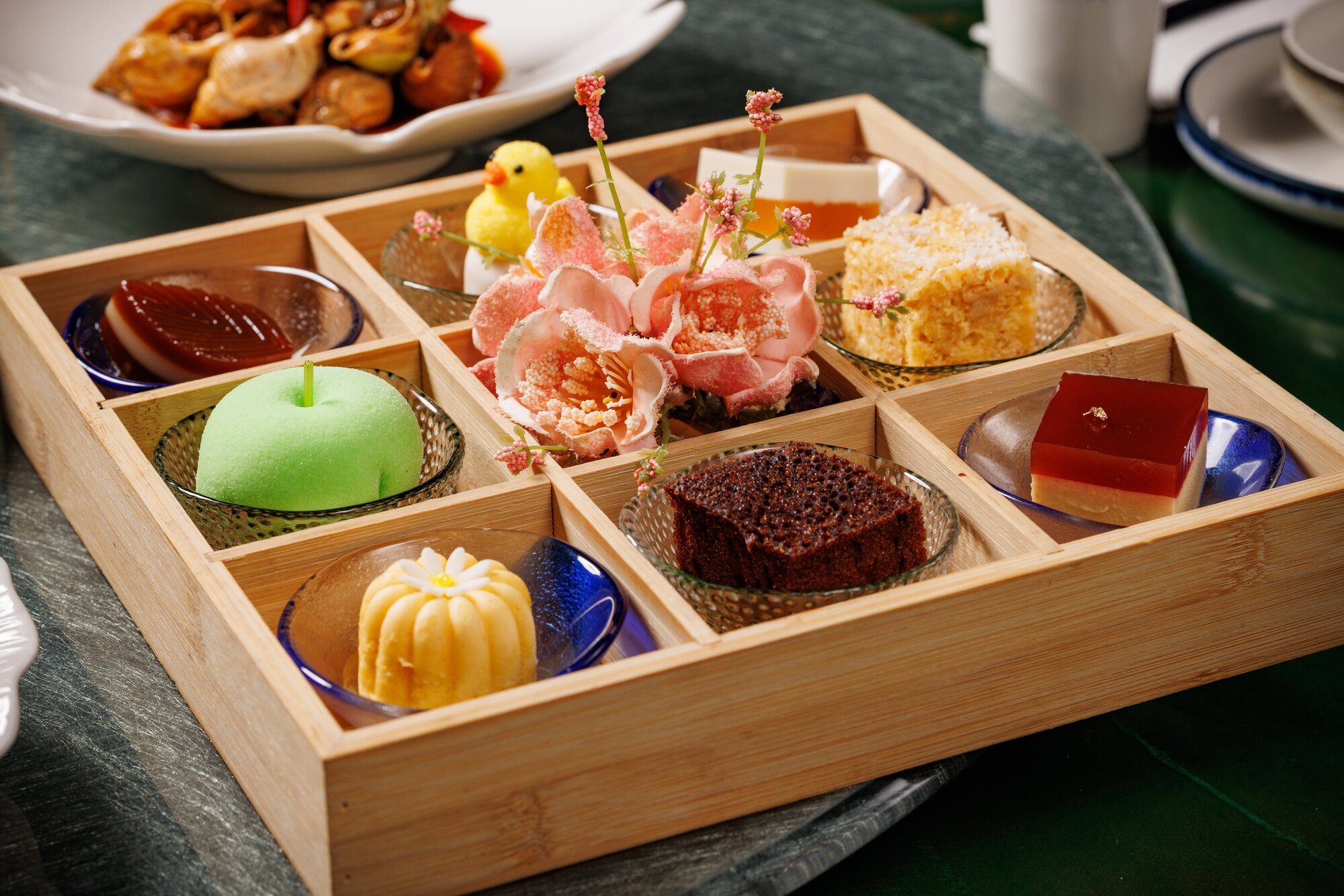 Mr Lobster's dessert dim sum. Photo / Babiche Martens
