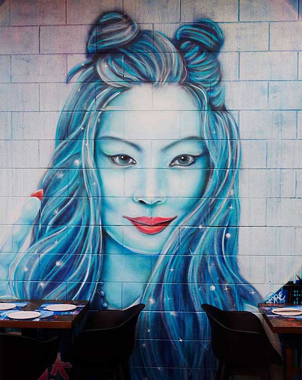 There is plenty of personality in the restaurant itself.  Picture / Rebecca Zephyr Thomas