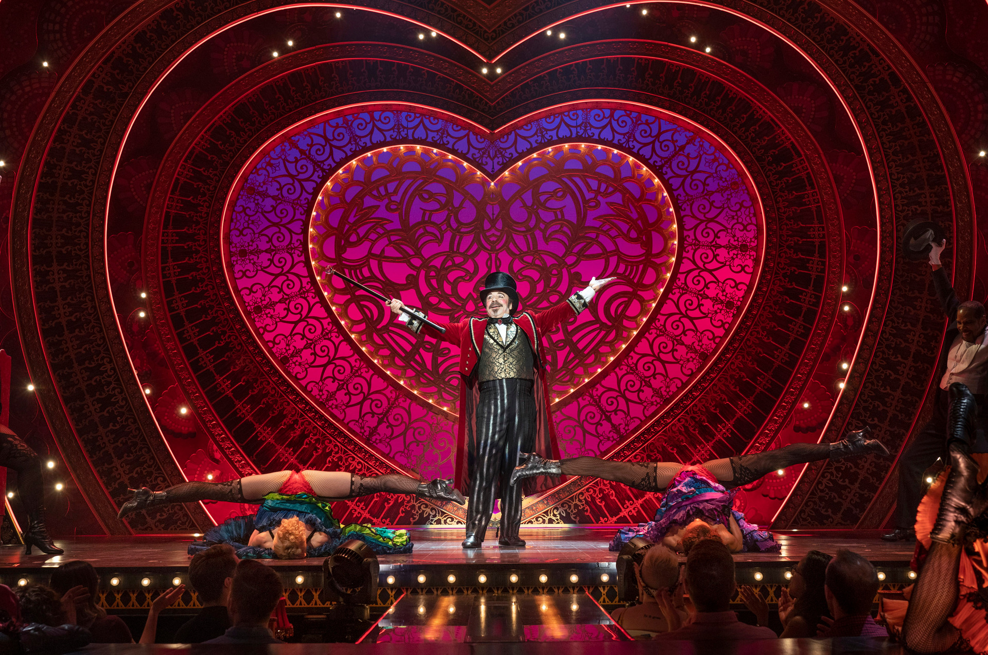 Danny Burstein as Harold Zidler in the musical Moulin Rouge! Photo / Sara Krulwich, The New York Times