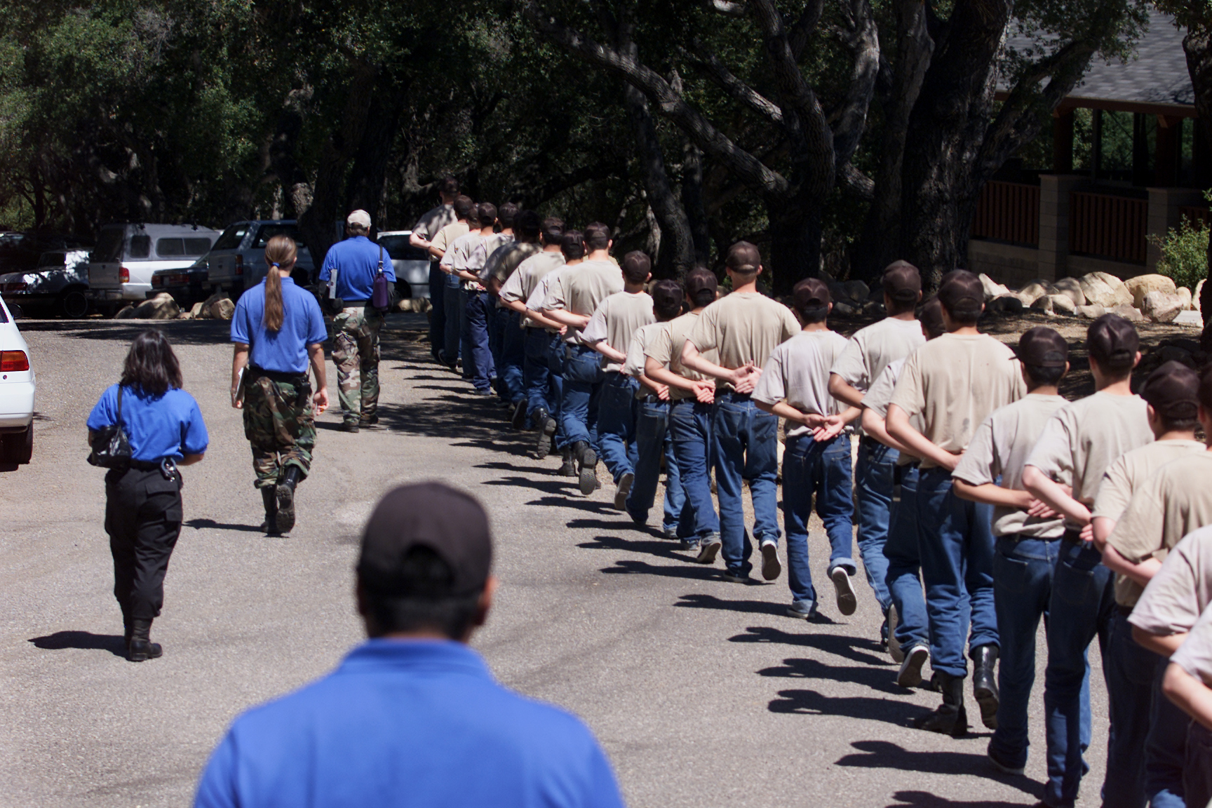 A boot camp for juvenile offenders. Photo / Getty Images
