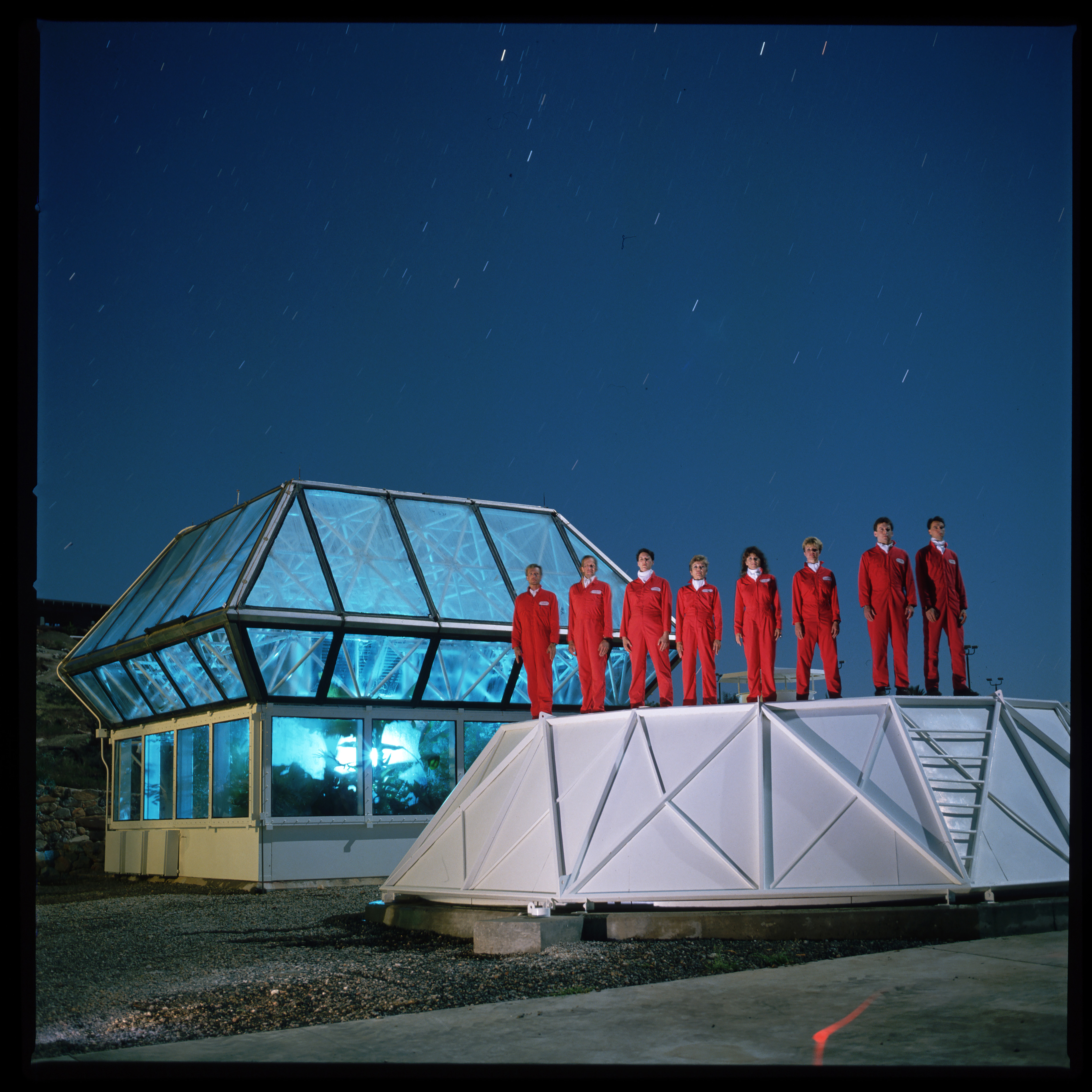 The Biosphere 2 put humans to the test. But the trees, which suffered no stress, died prematurely. Photo / Getty Images