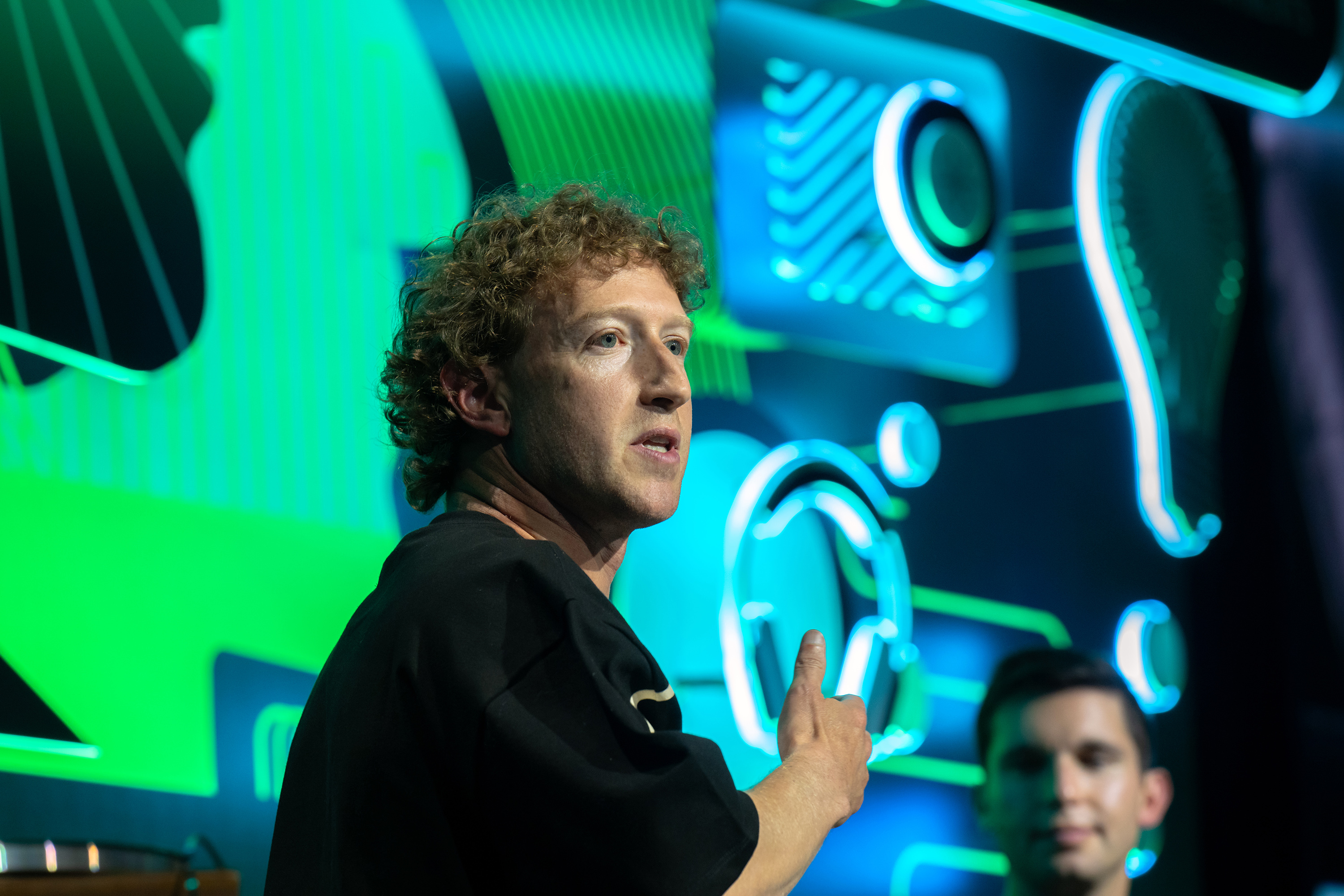 Mark Zuckerberg partnered with Mike Amiri, a Los Angeles-based fashion designer, to design the T-shirts. Photo / Mike Kai Chen for The New York Times