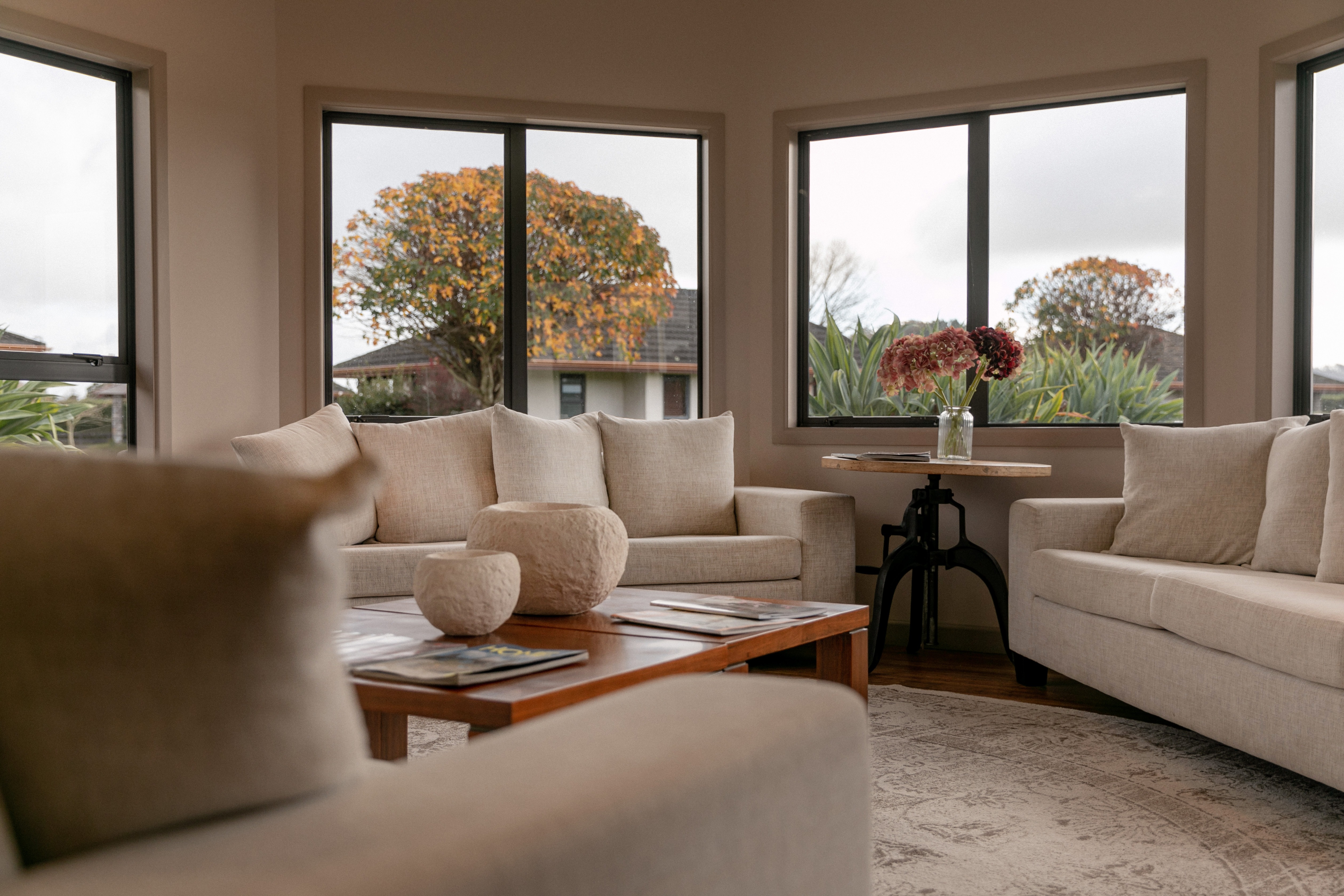 The lounge where I spent most of my time reading. Photo / Supplied�