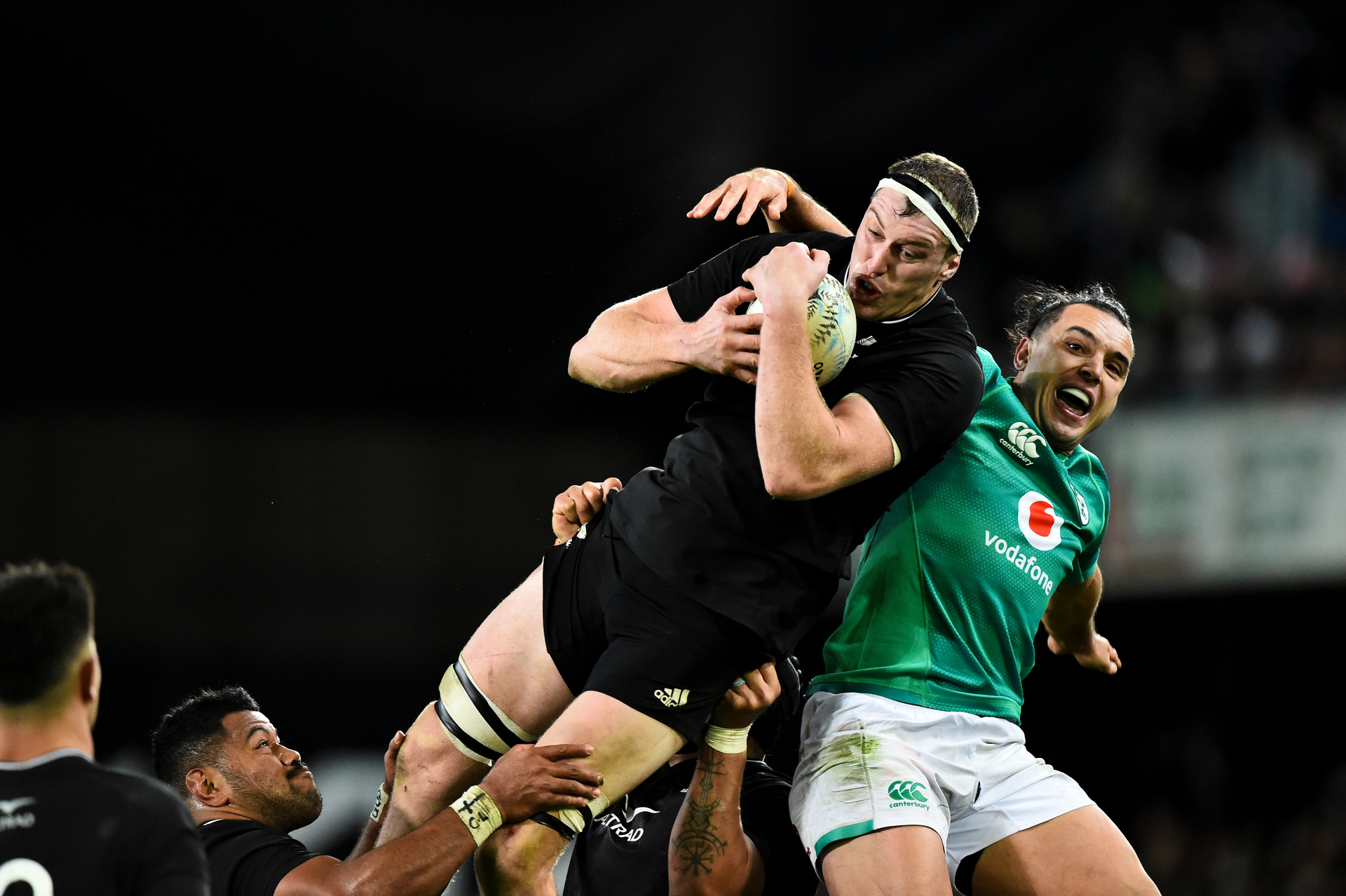 Brodie Retallick put in another huge shift for the All Blacks. Photo / Photosport