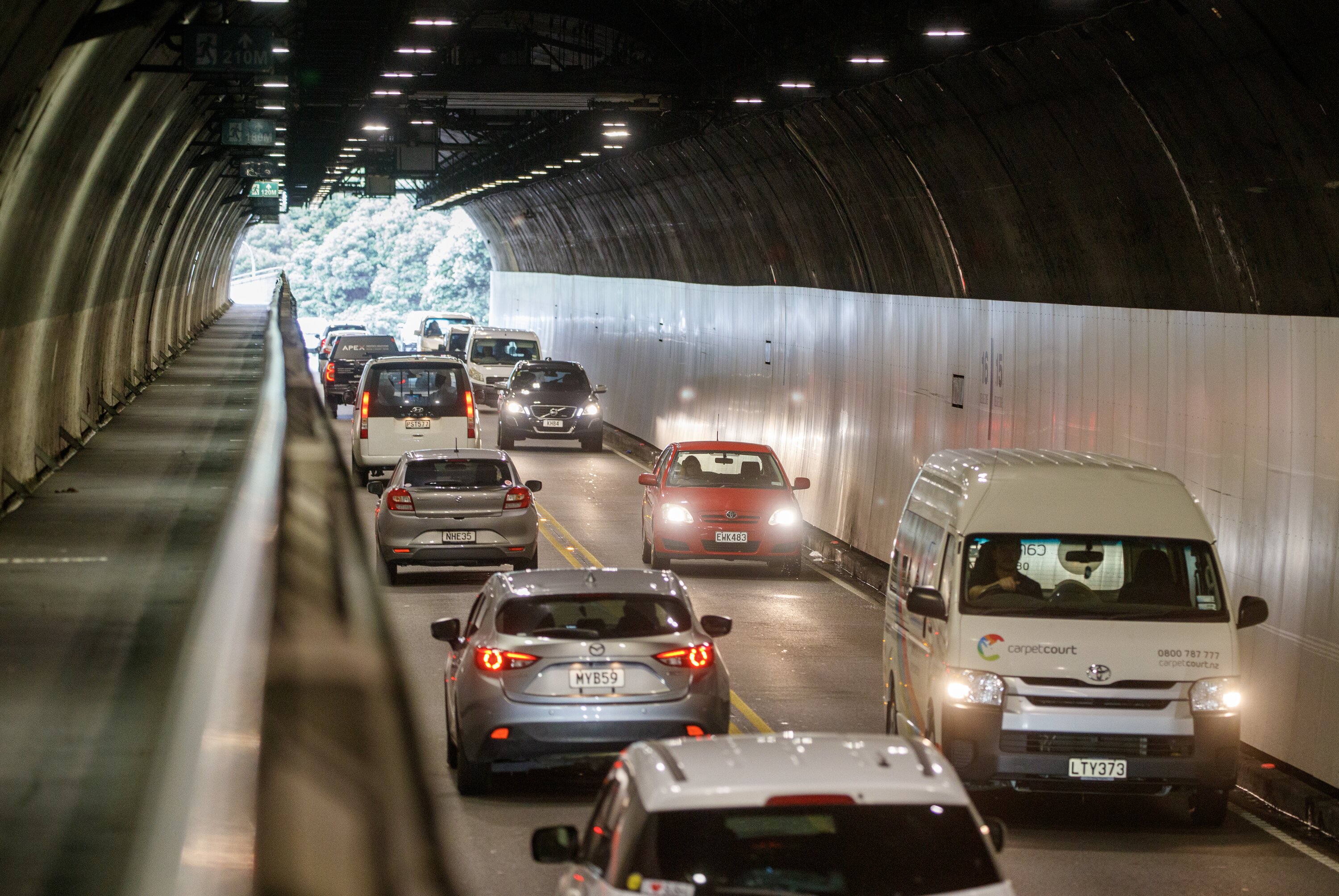Plans continue to improve SH1 in Wellington and possibly build a second Mt Victoria tunnel, parallel to the current one. But costs and timing are being kept secret. Photo / Mark Mitchell 