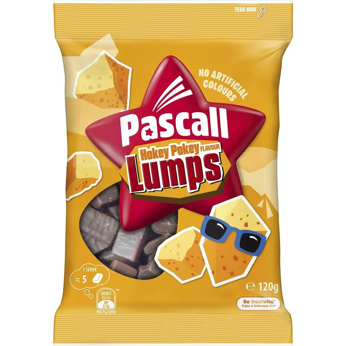 Pascall Hokey Pokey Lumps are now available in supermarkets and service stations for $3.29.