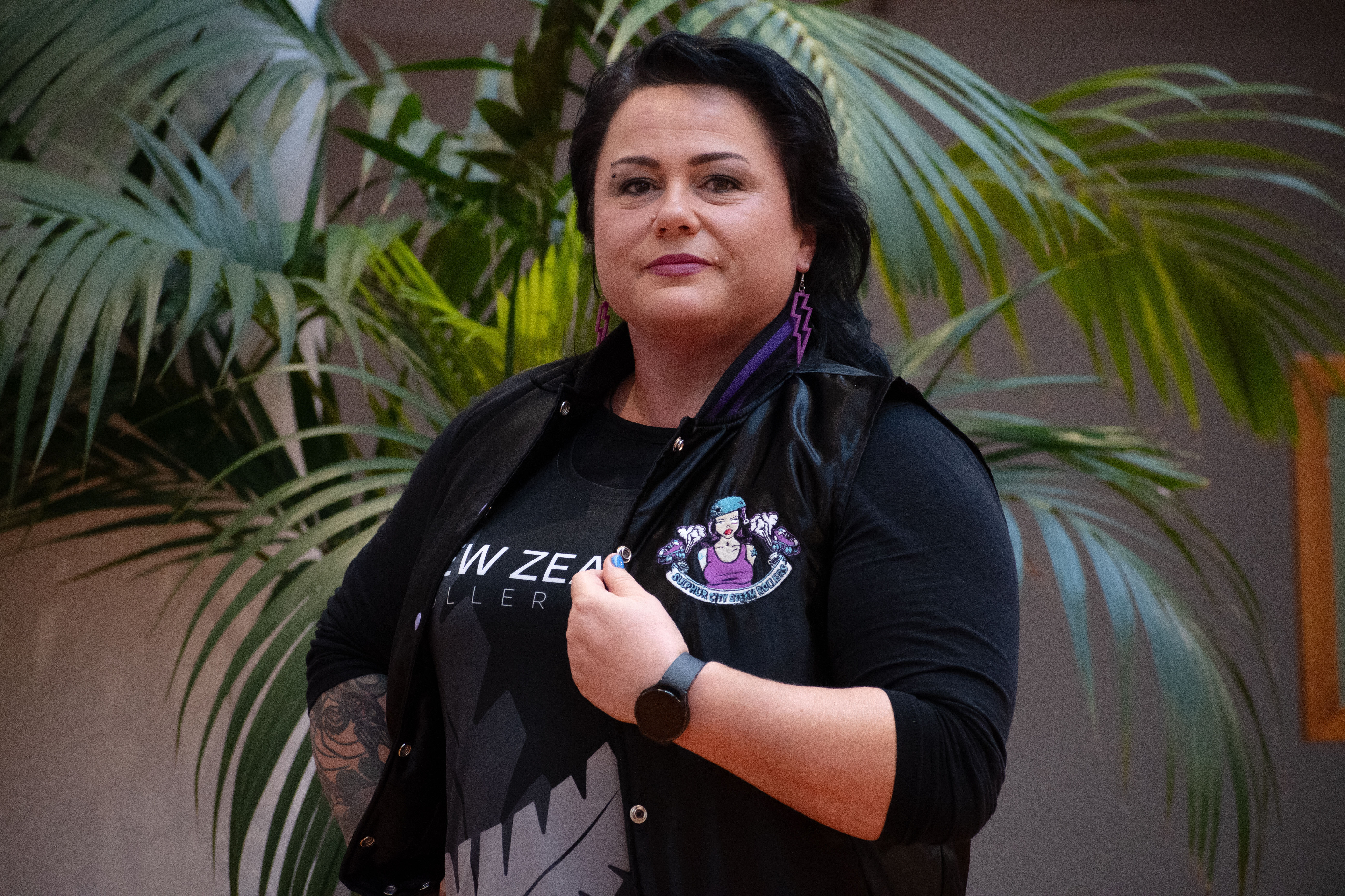 Sulphur City Steam Rollers co-founder Layla Robinson wants Rotorua's council to go ahead with plans for a new multi-sport skatepark. Photo / Laura Smith