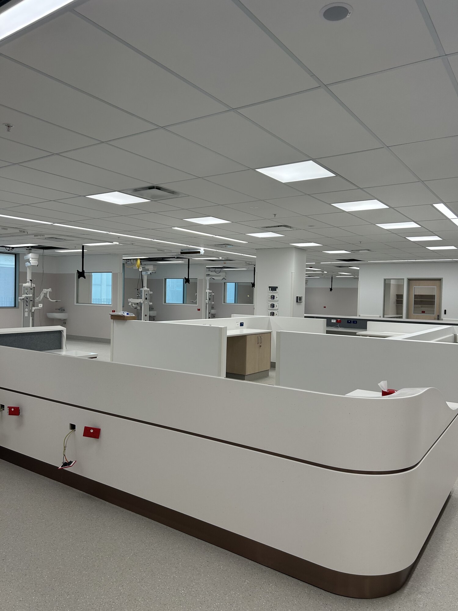  The new nurses' hub inside the expanded Allevia Hospital Epsom, as at May 2025. The property was previously known as Mercy Hospital. Photo / Allevia Hospitals