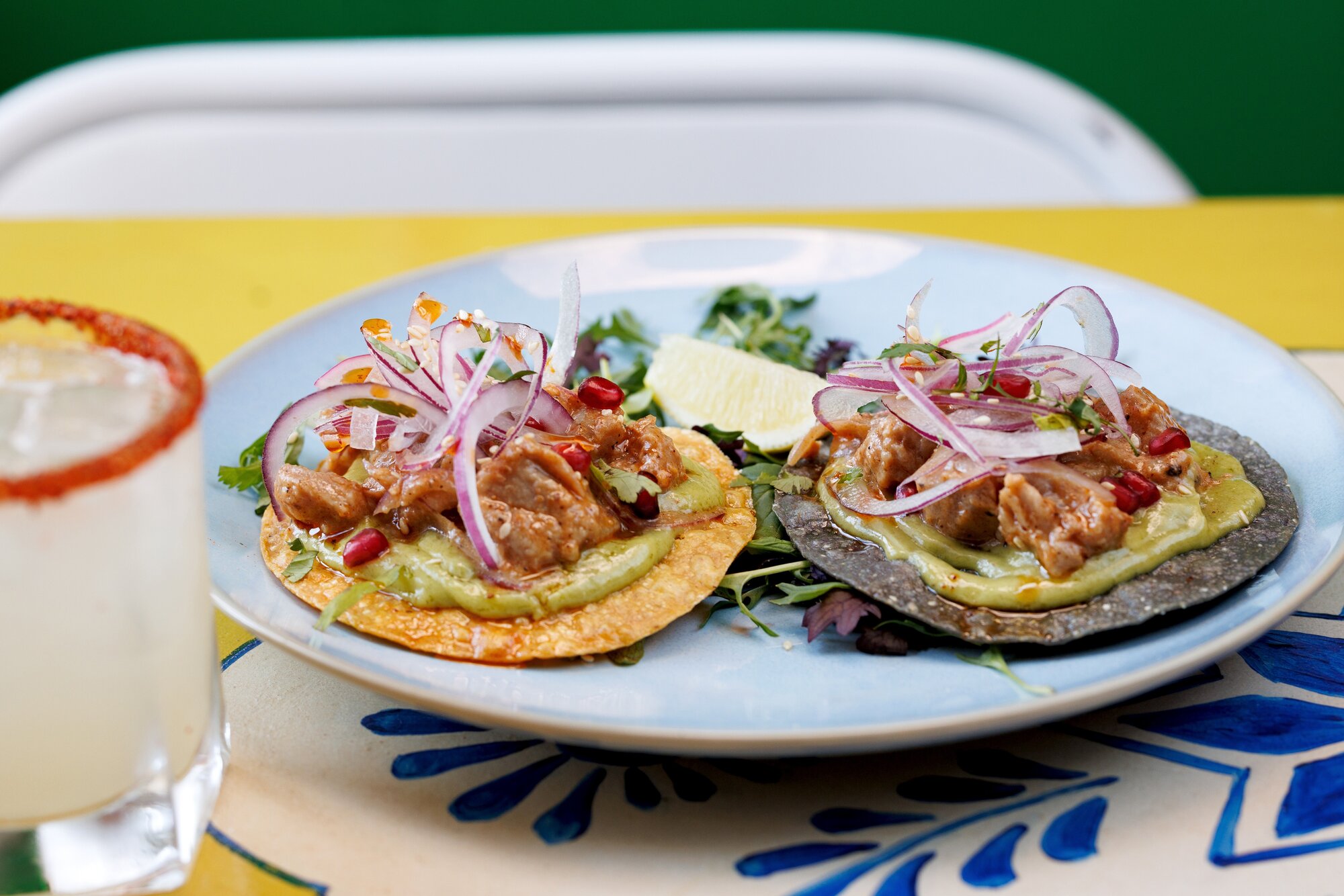 The tuna taco on the menu at Mexican restaurant Taco Loco in Westmere. Photo / Babiche Martens