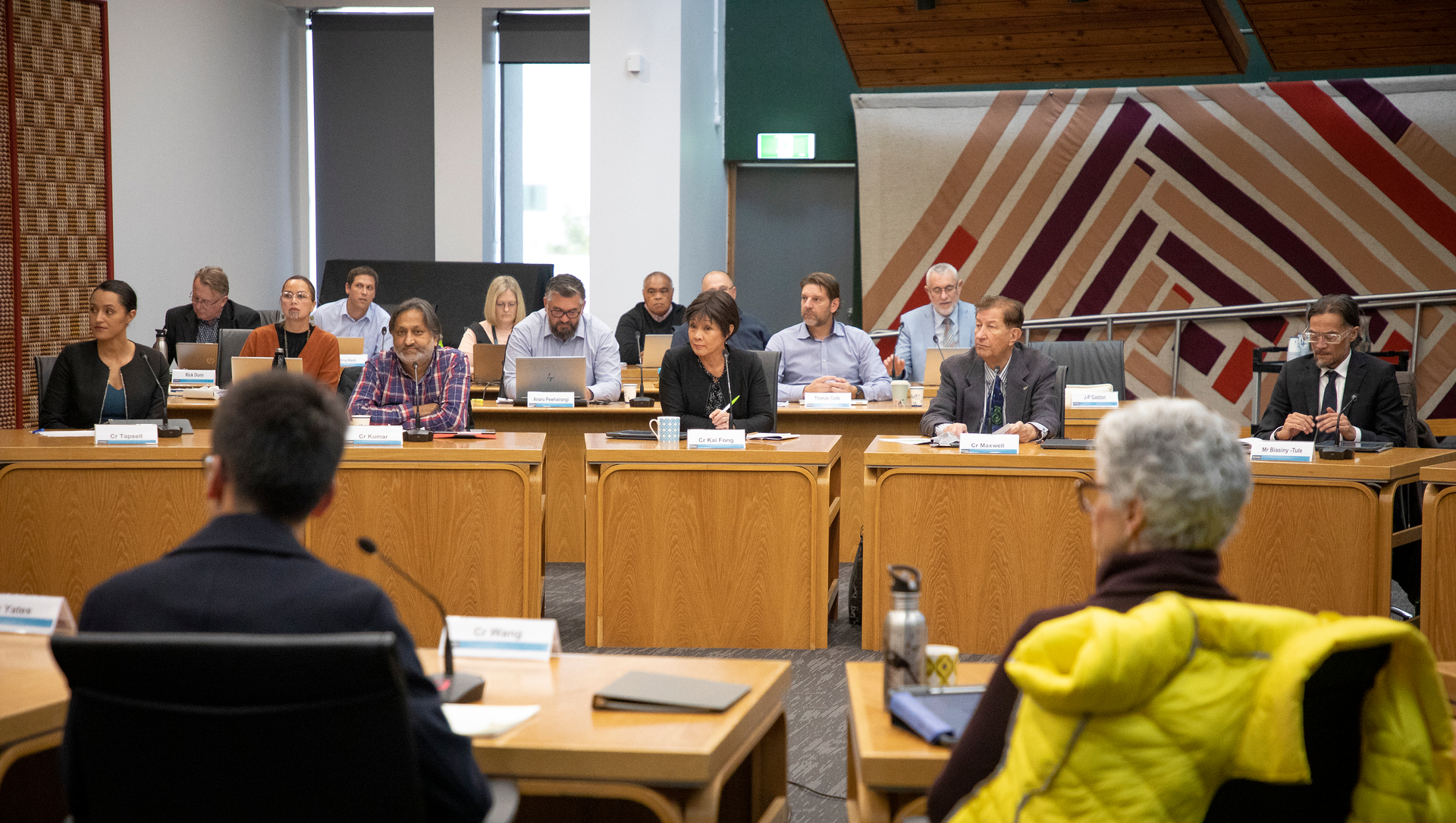 The Rotorua Lakes Council Strategy, Policy and Finance committee meeting on Thursday. Photo / Andrew Warner