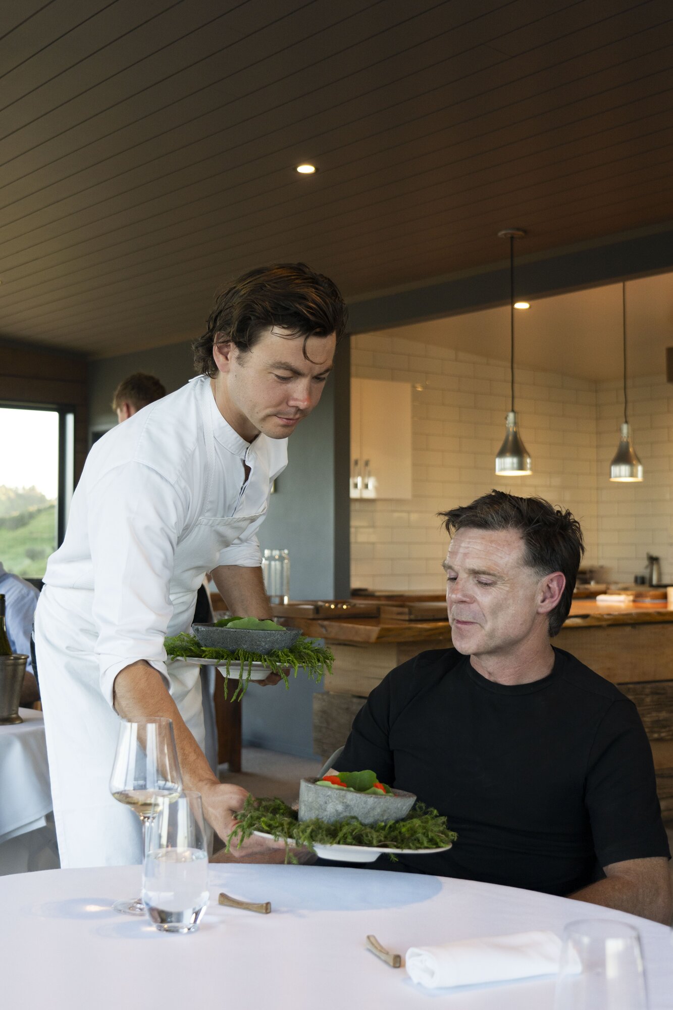 The Chef’s Table at Blue Duck Station. Photo / Makoto Takaoka