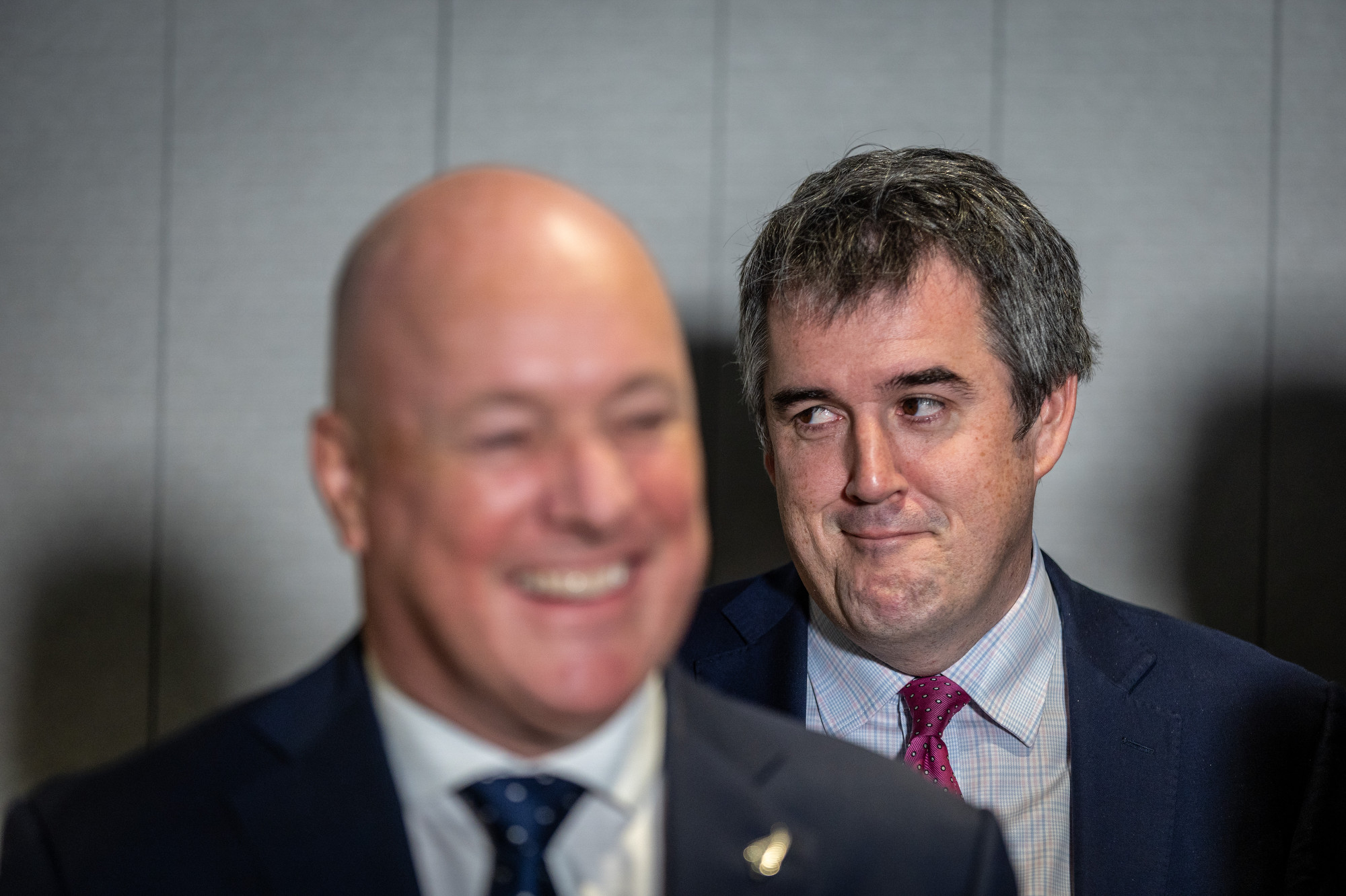 Chris Bishop has denied there is a coup happening. Photo / Michael Craig