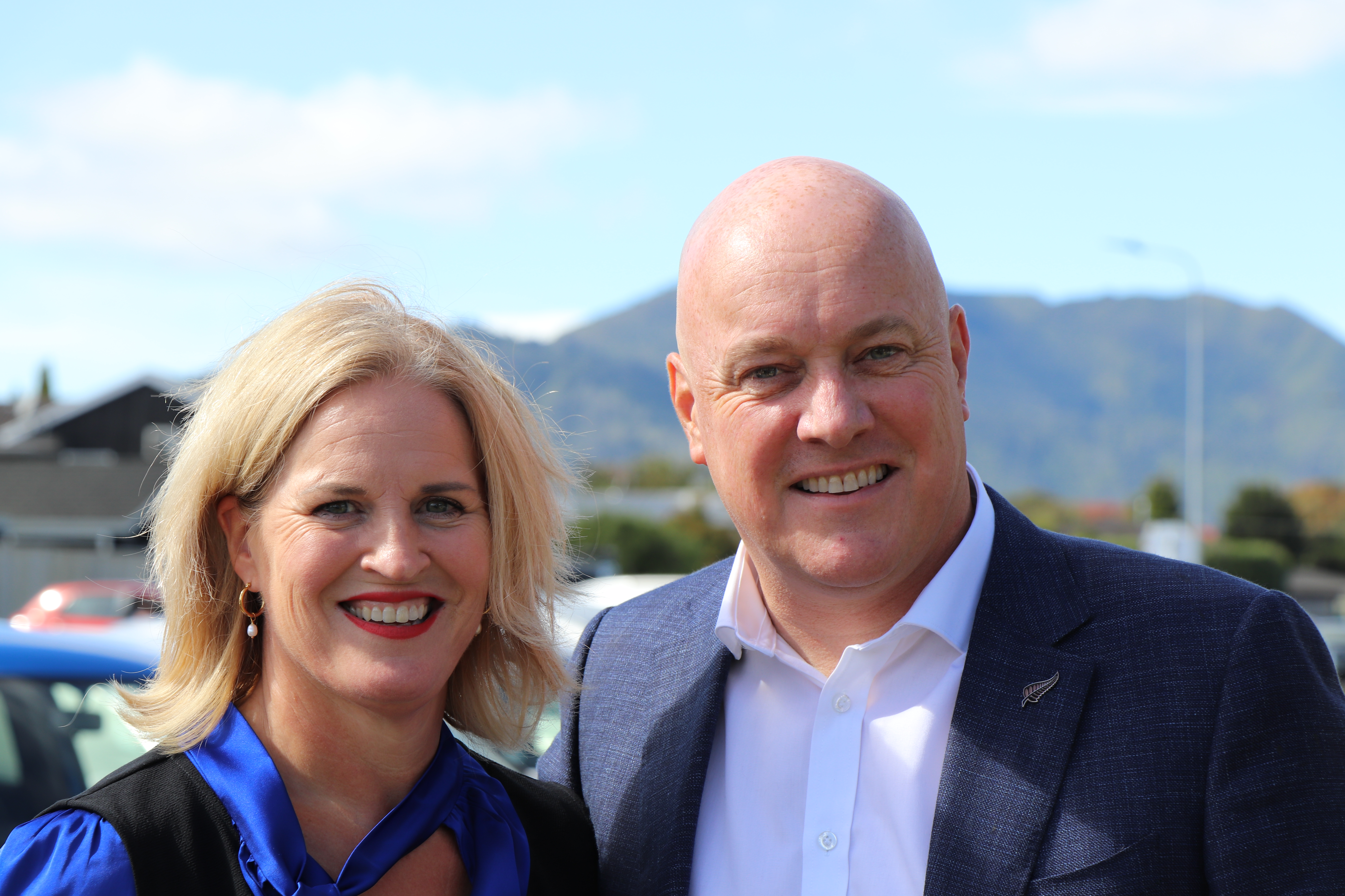 Tourism and Hospitality Minister Louise Upston announced the campaign alongside Prime Minister Christopher Luxon in Auckland. Photo / Dan Hutchinson