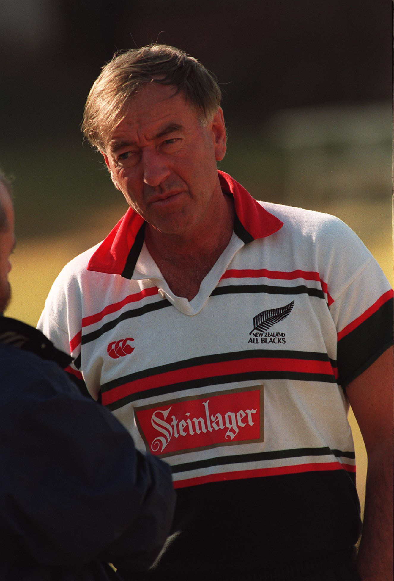 All Blacks coach Laurie Mains at the 1995 Rugby World Cup. Photo / Geoff Dale