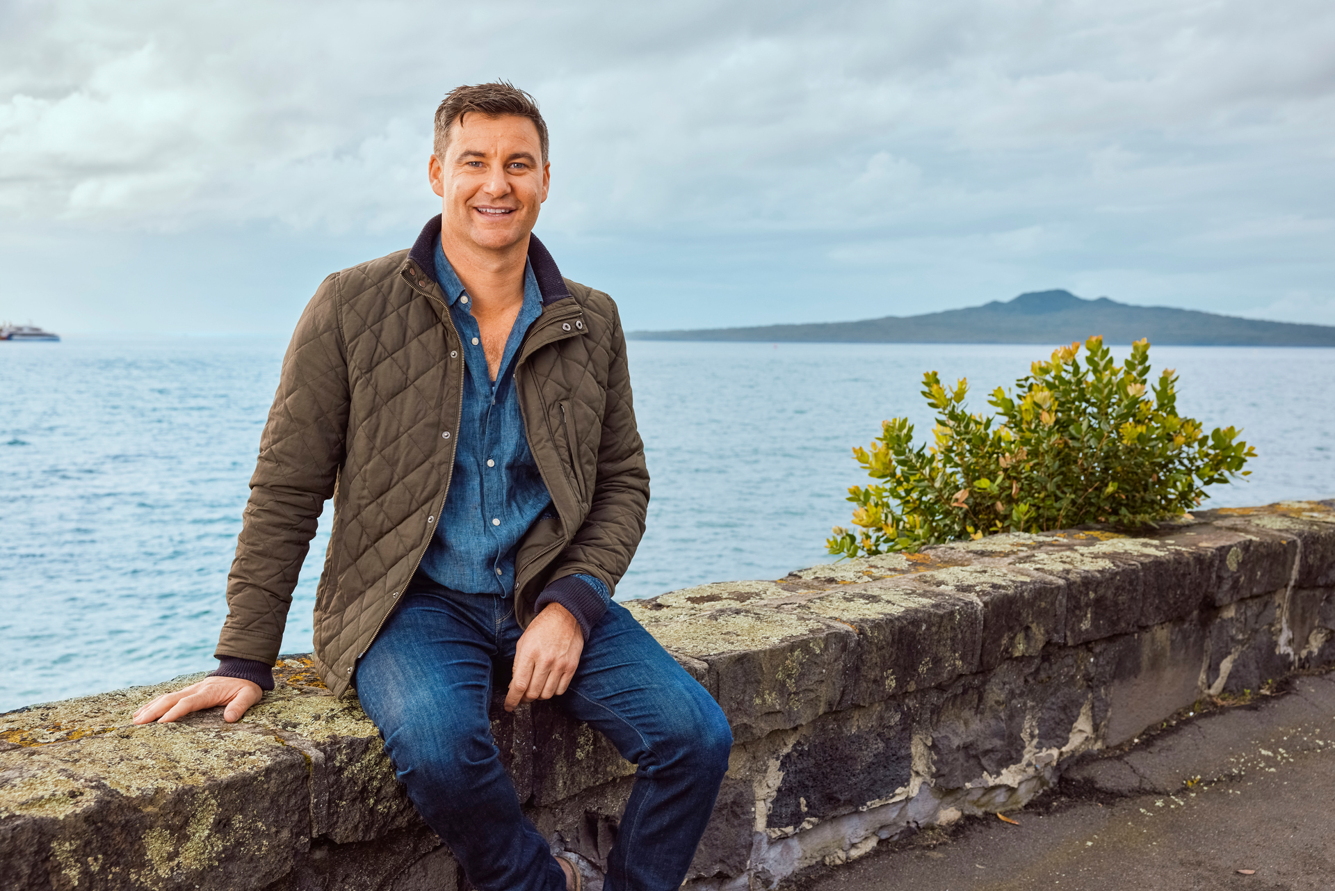 Gayford says his perfect Father's Day would involve giving Jacinda Ardern the day off. Photo / Michael Rooke