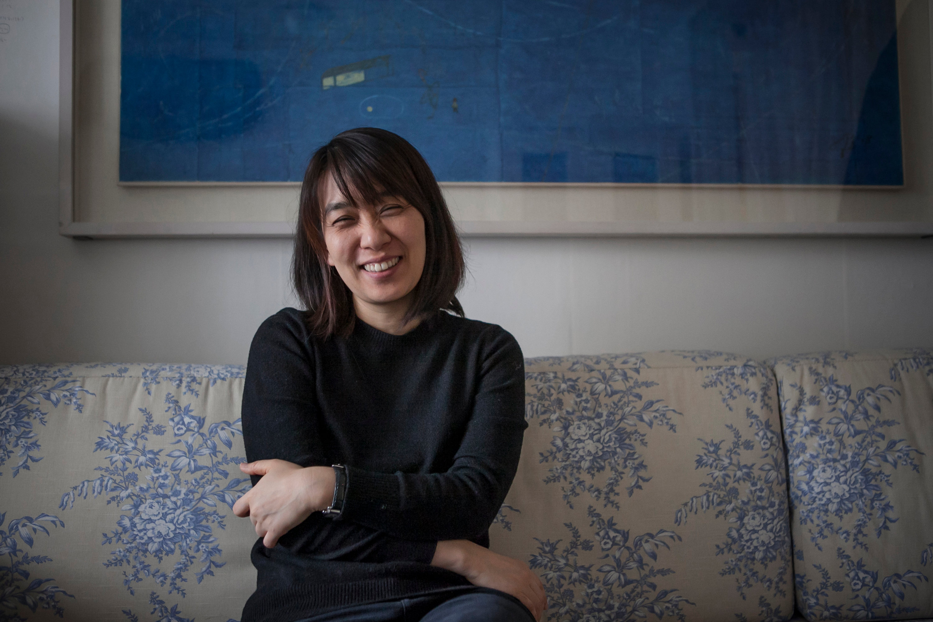 Han Kang, pictured in Gwacheon, South Korea, has been awarded this year's Nobel Prize in literature. Photo / Jean Chung for the New York Times