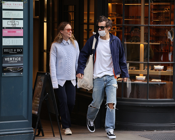 Harry Styles and Olivia Wilde are seen in Soho on March 15, 2022 in London, England. Photo / Getty Images