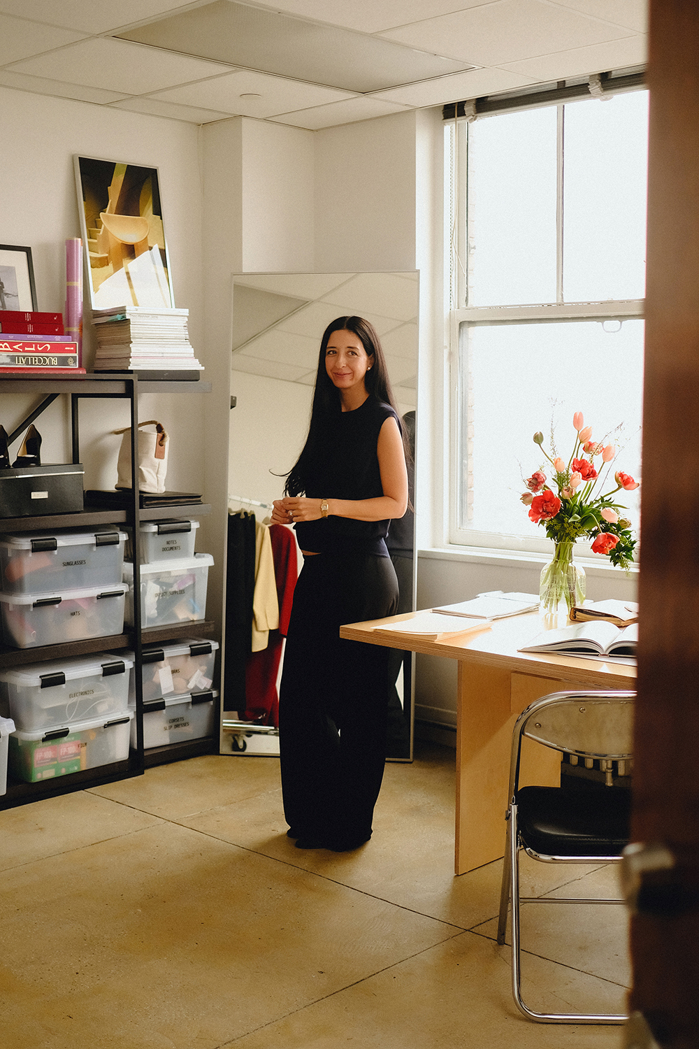 Danielle Goldberg at her studio in New York. Photo / Isabelle Zhao, The New York Times