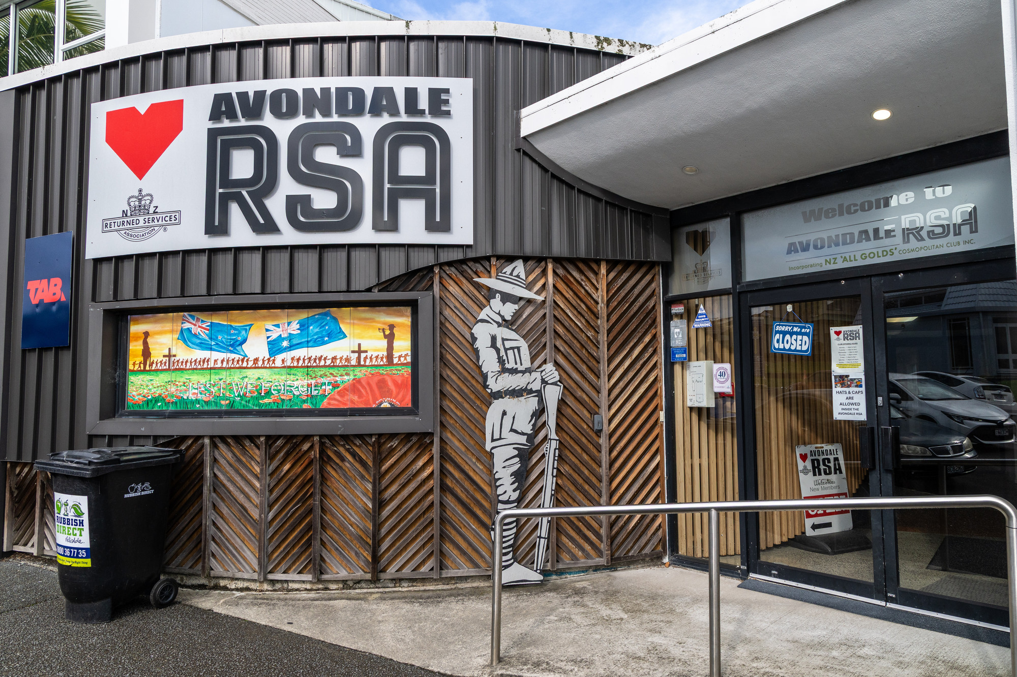 Avondale RSA's bar is closing at the end of the month amid ongoing financial woes. Photo / Michael Craig
