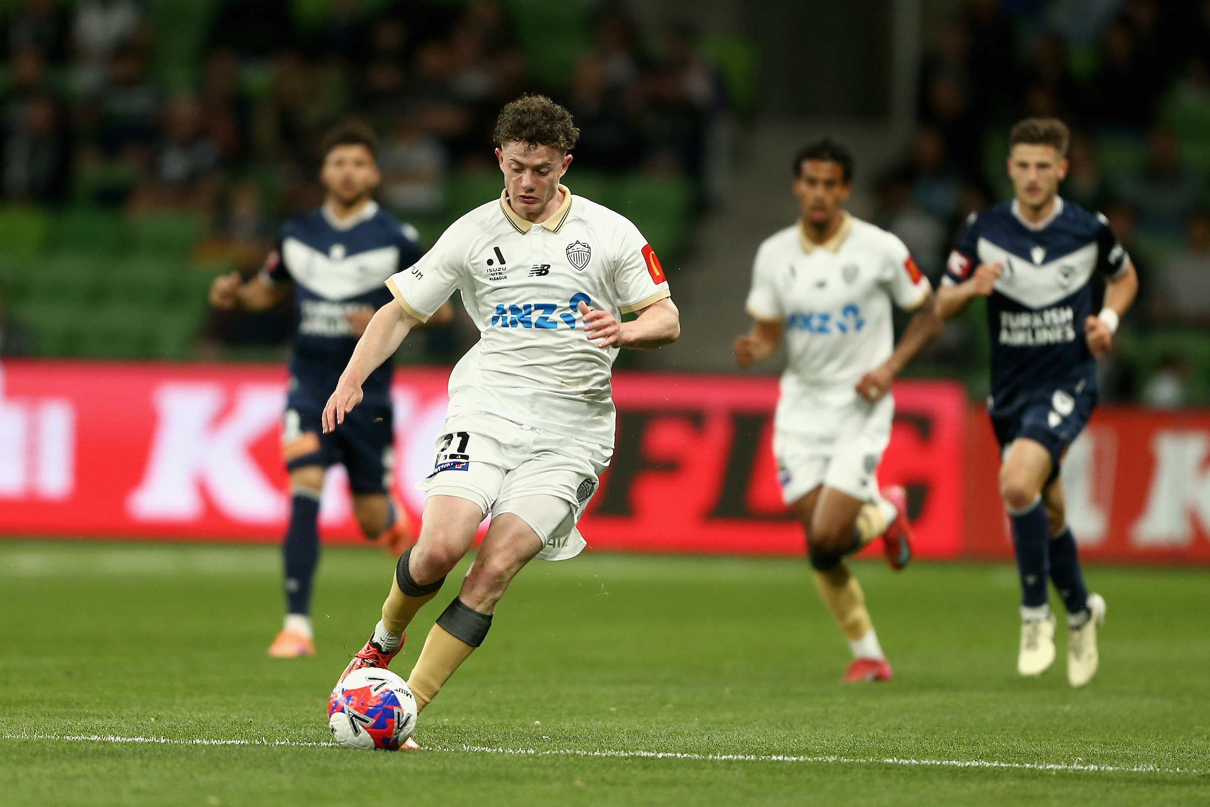 Jesse Randall of Auckland FC on the ball. Photo / Photosport