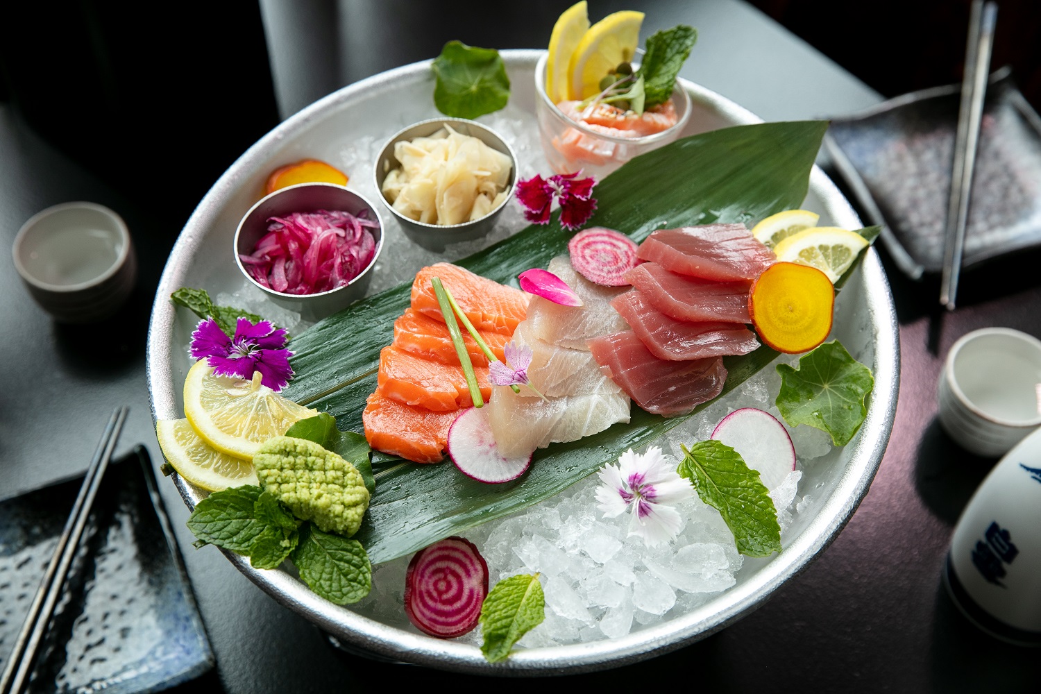 The sashimi platter. Photo / Babiche Martens