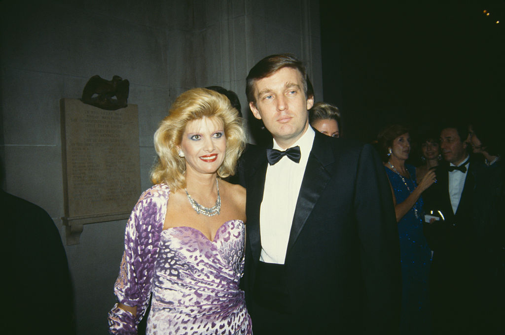 Ivana and Donald Trump at the Met Gala in 1985. Photo / Getty Images