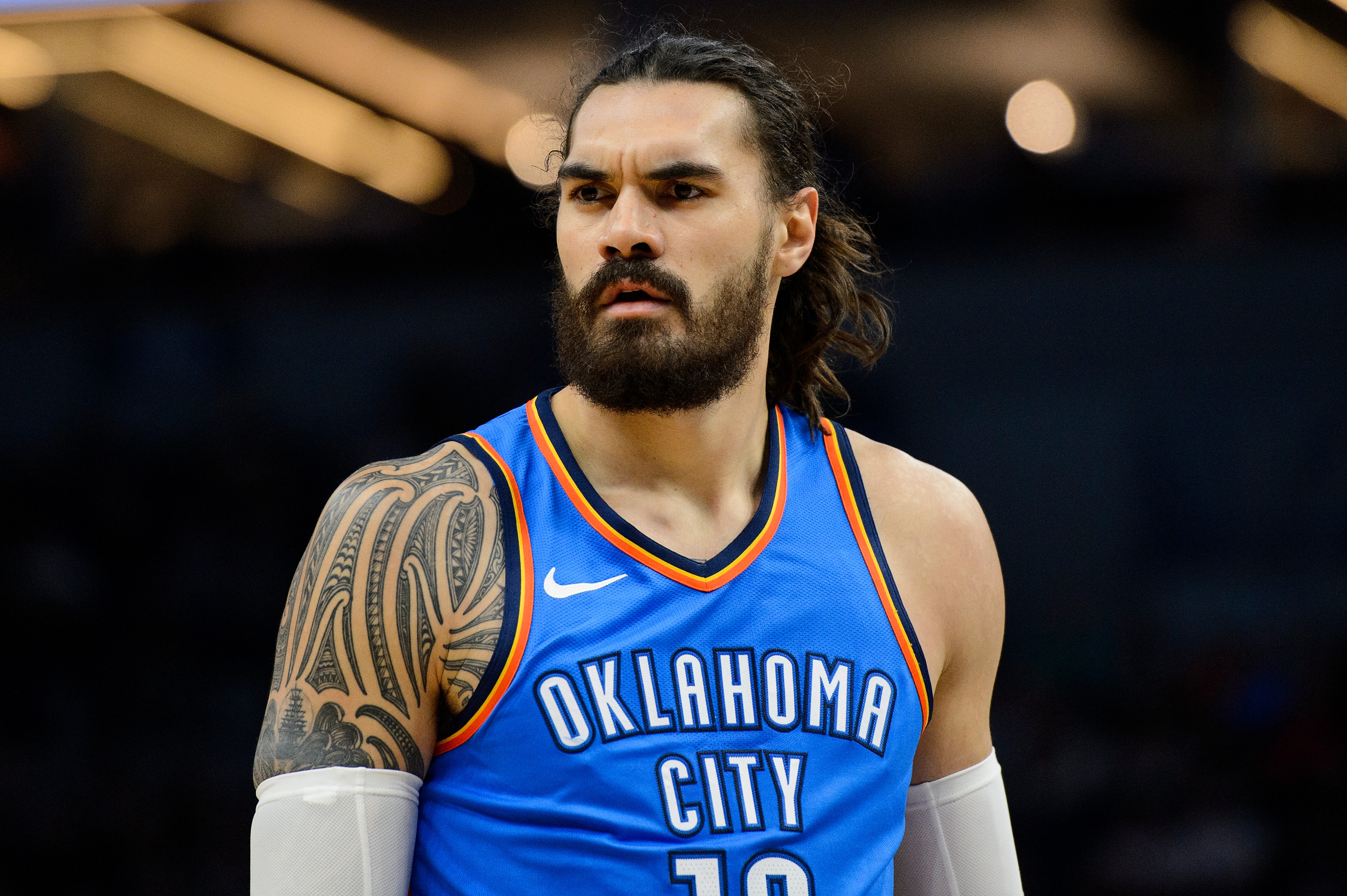 NBA_ Jersey Oklahoma''City''Thunder''Men Steven Adams Paul George