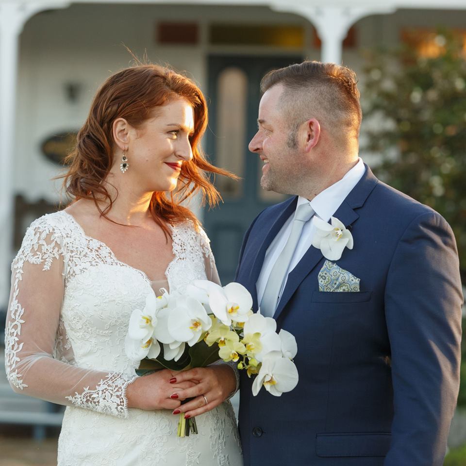 Julia Malley with her TV 'husband' Dave McClelland. Photo / Three